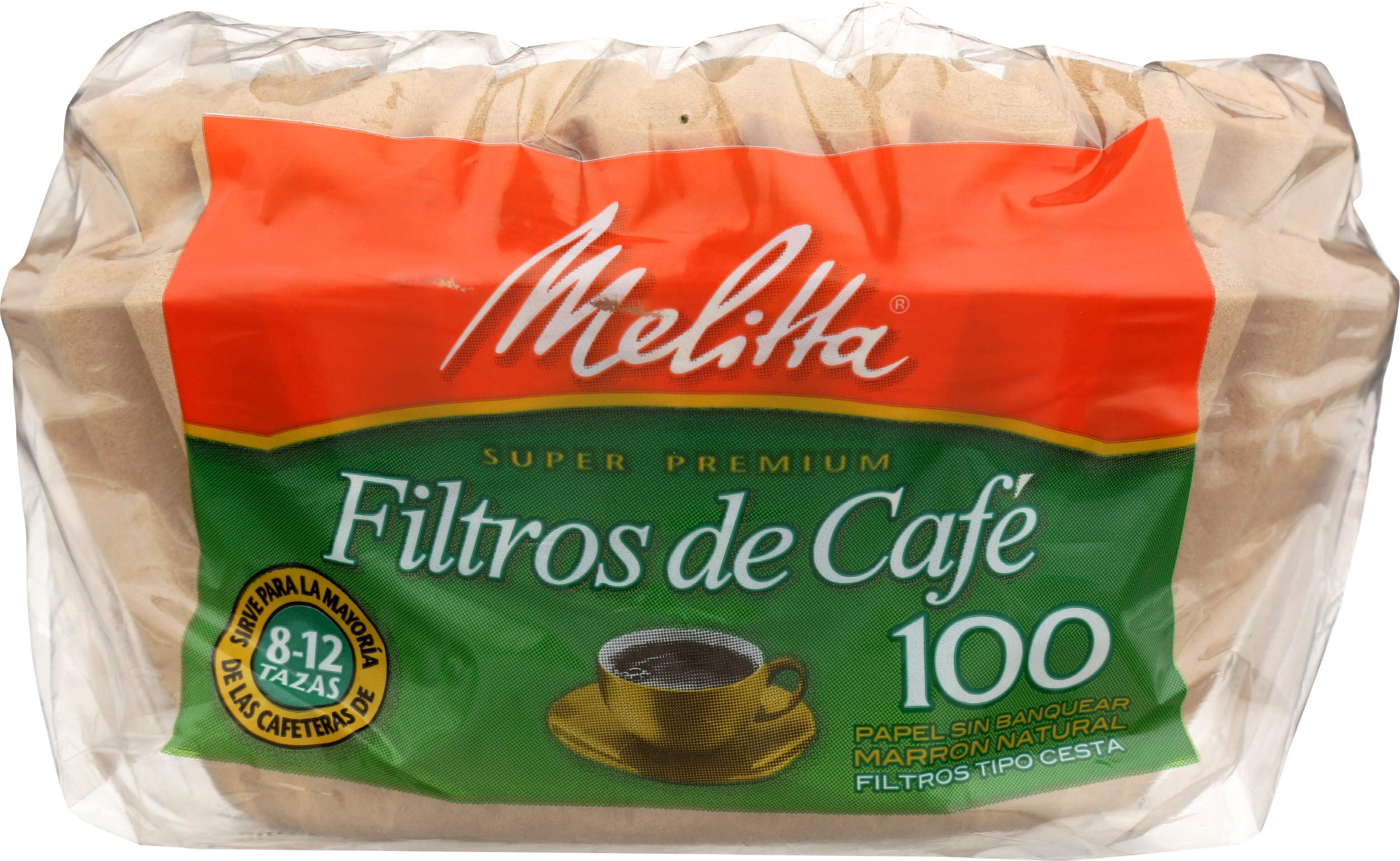 Melitta Inc, Coffee Filter Basket 8 To 12 Cup, 100 Count