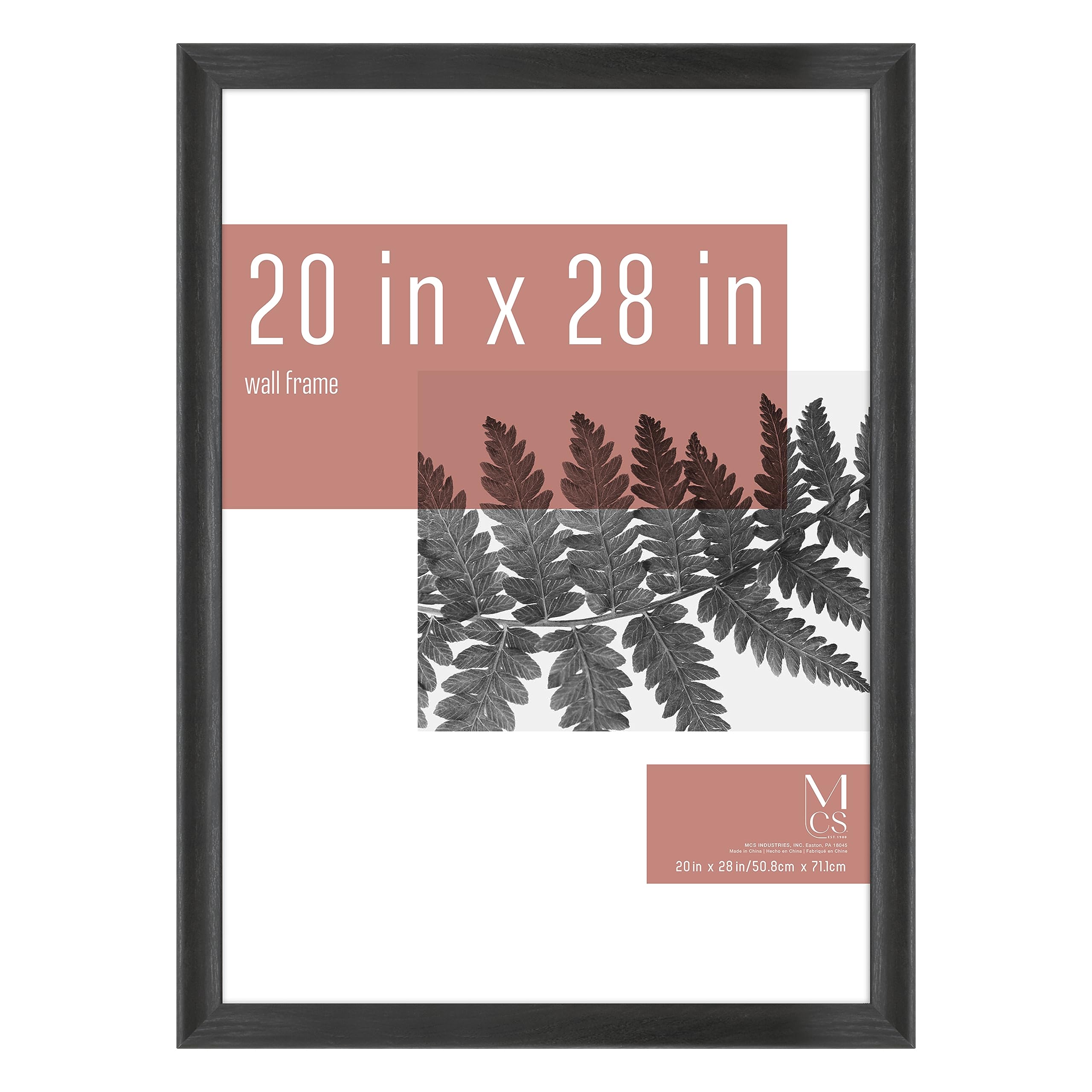 MCS STUDIO GALLERY 2 FRAME 20X28 BLACK WOODGRAIN