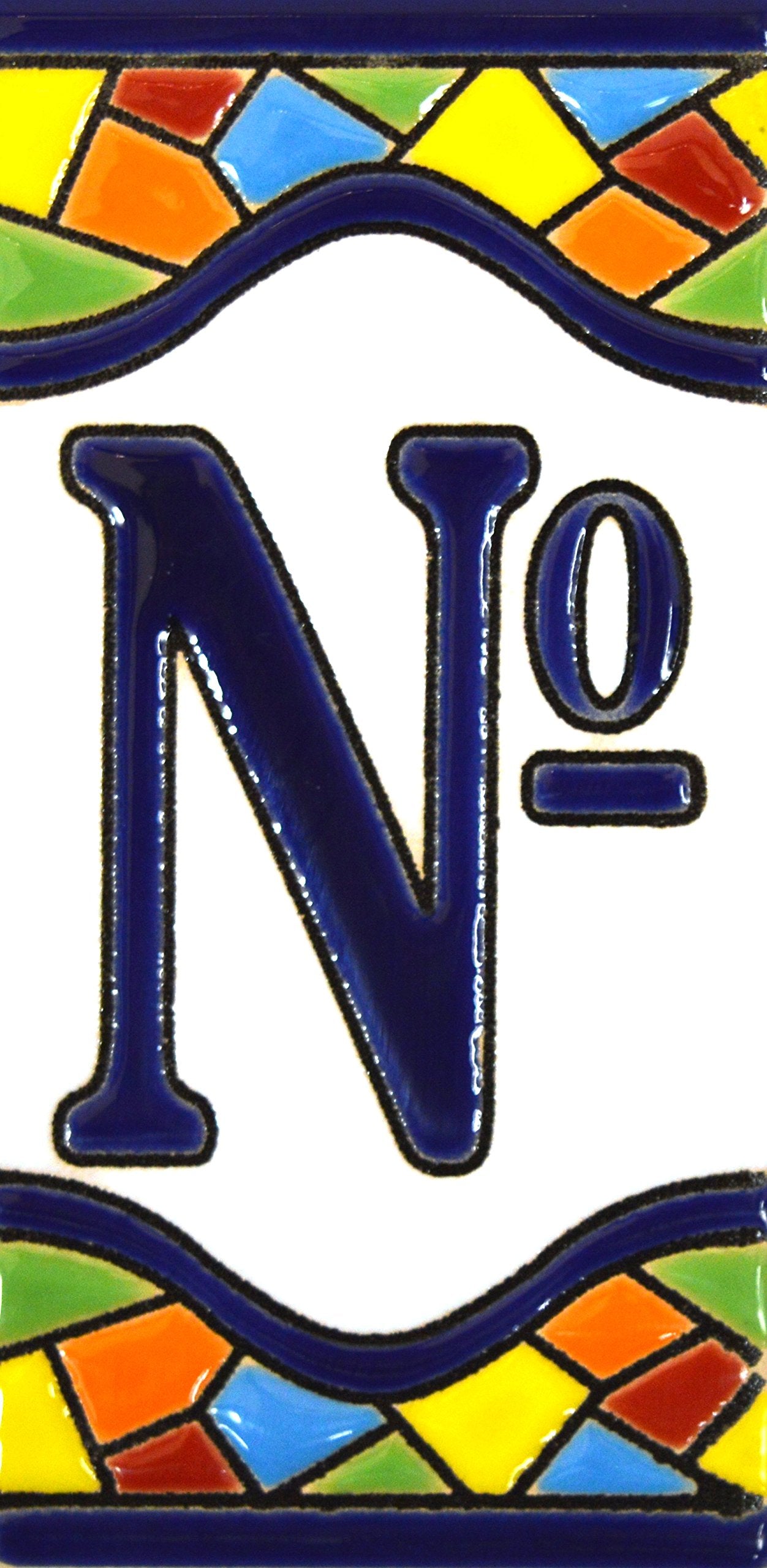 House numbers 4 inch. Handpainted house number tiles for signs, addresses and names. Address numbers for houses. House address n