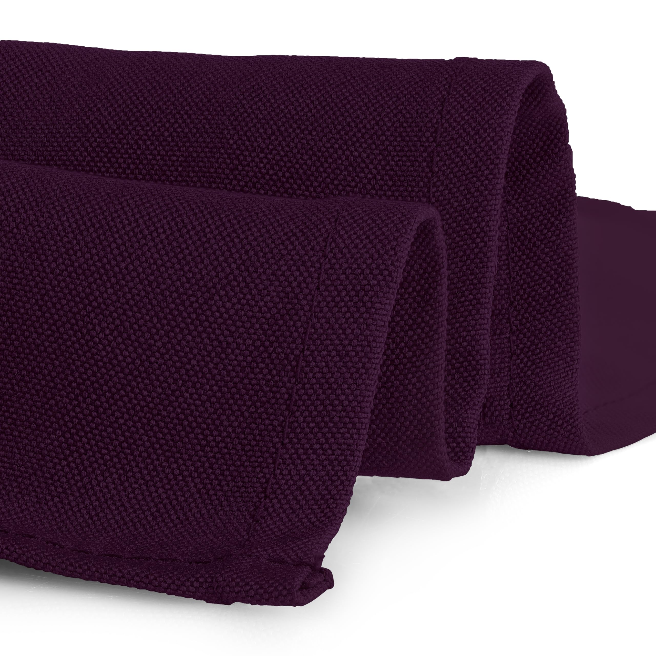 Gee Di Moda Rectangle Tablecloth - 60 X 126 Inch Eggplant Table Cloth For 8 Foot Rectangle Table - Heavy Duty Washable Fabric -