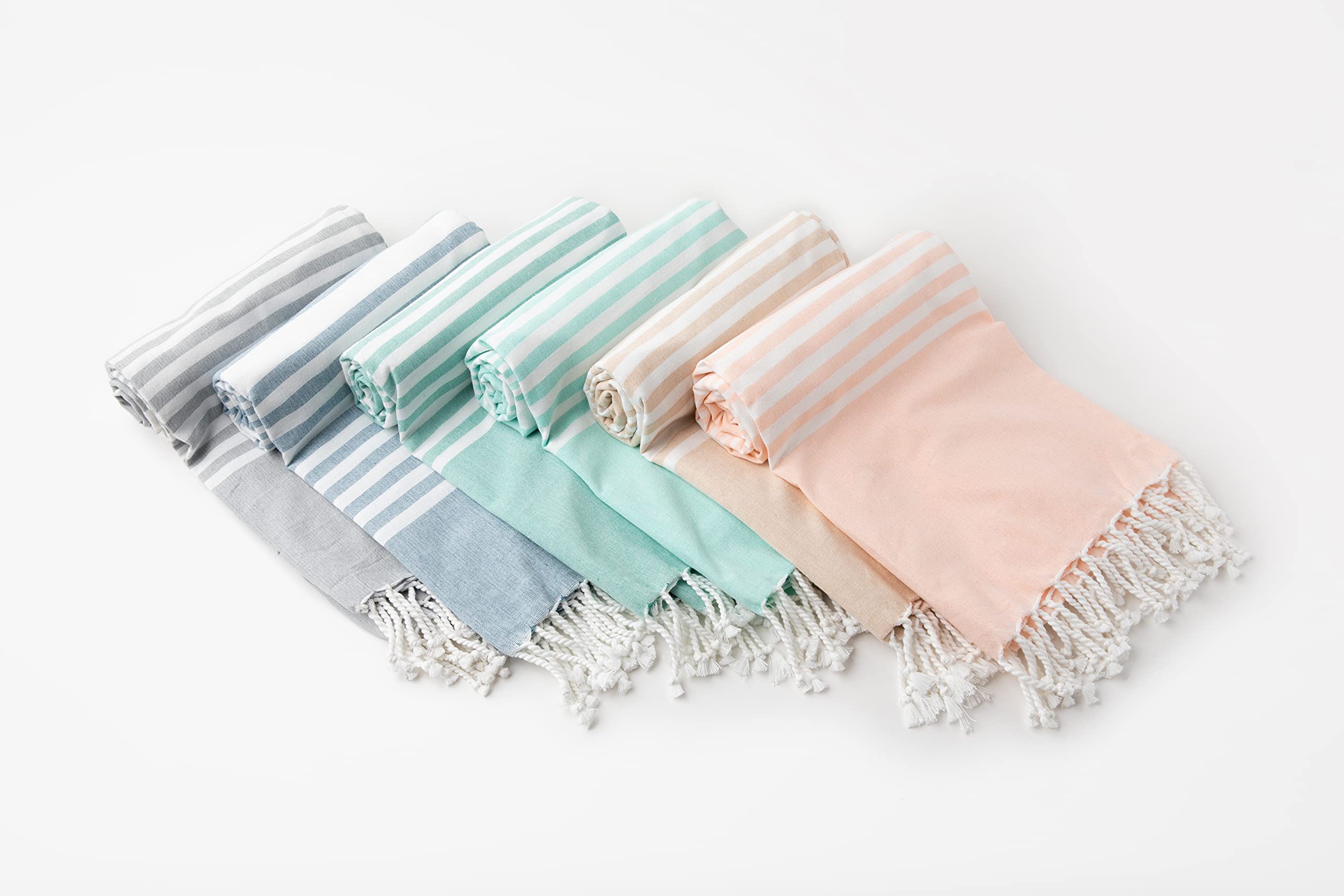 Sand Free Beach Towels - 100% Organic Cotton Sandproof Beach Towels - Oversized Peshtemal Turkish Beach Towels - Quick Dry, Ligh