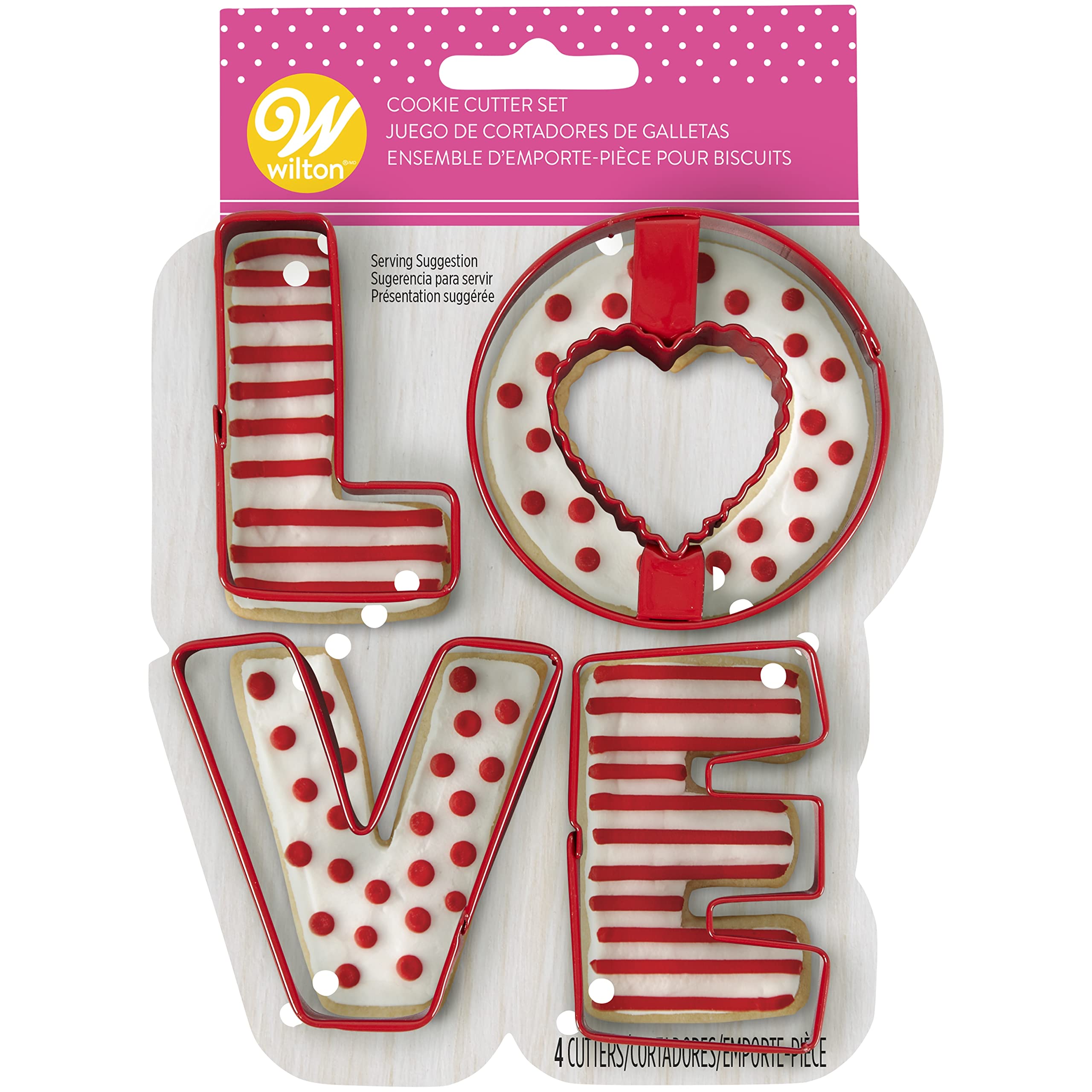 WILTON INDUSTRIES, INC COOKIE CUTTER SET LOVE, us:one size