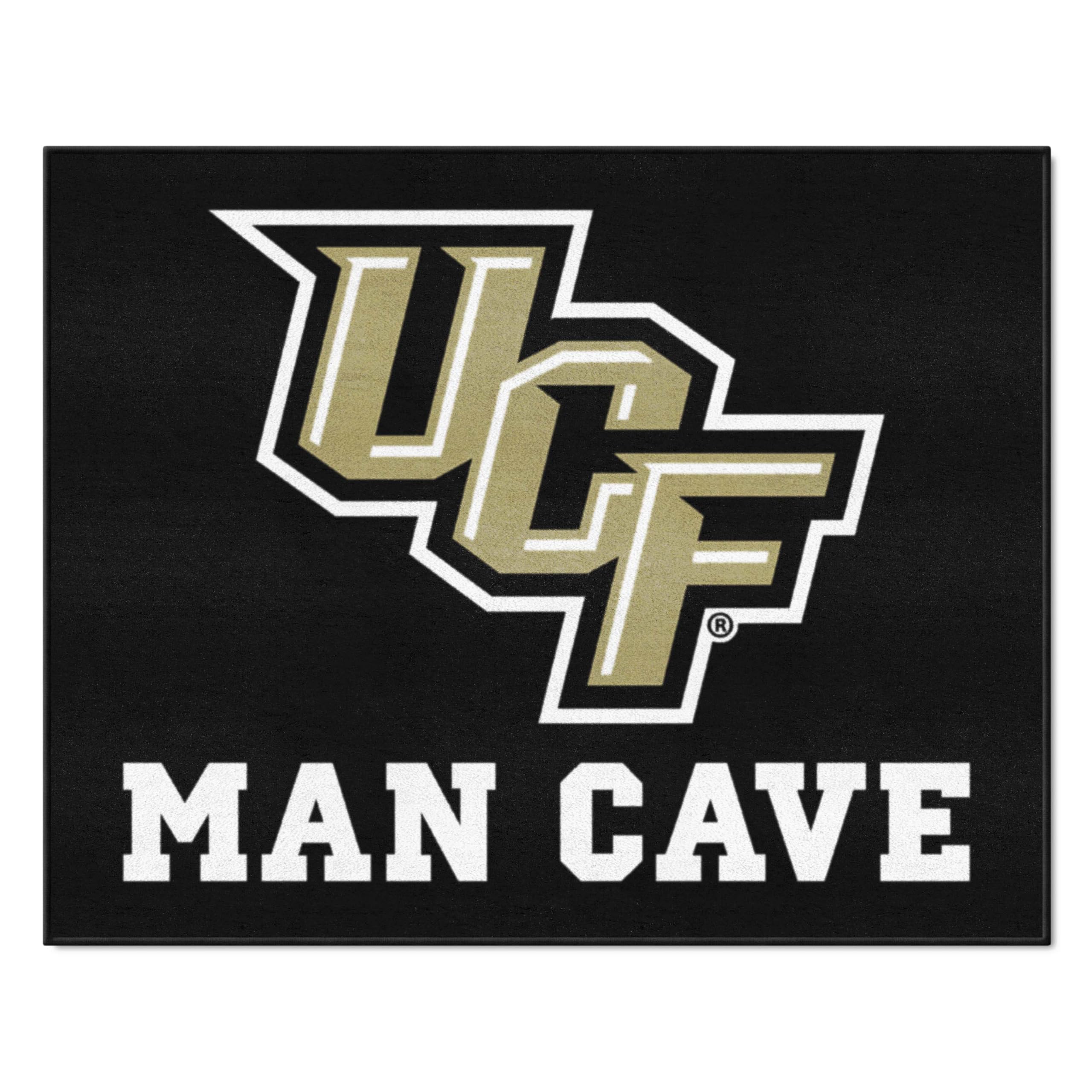 FANMATS 22862 Central Florida Knights Man Cave All-Star Rug - 34 in. x 42.5 in.