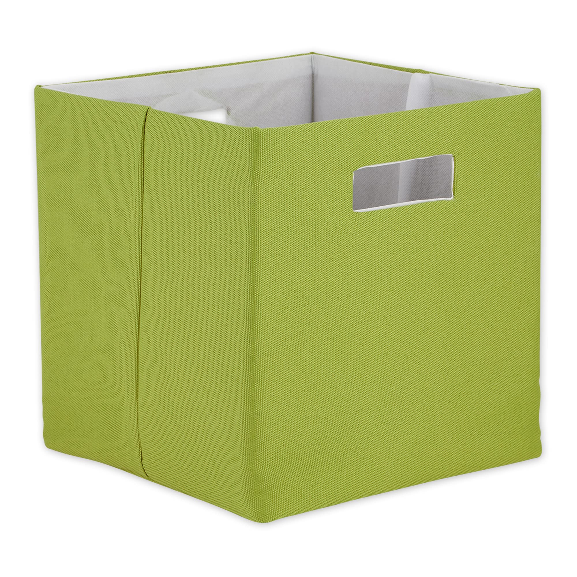 POLYESTER CUBE SOLID AVOCADO SQUARE 11x11x11
