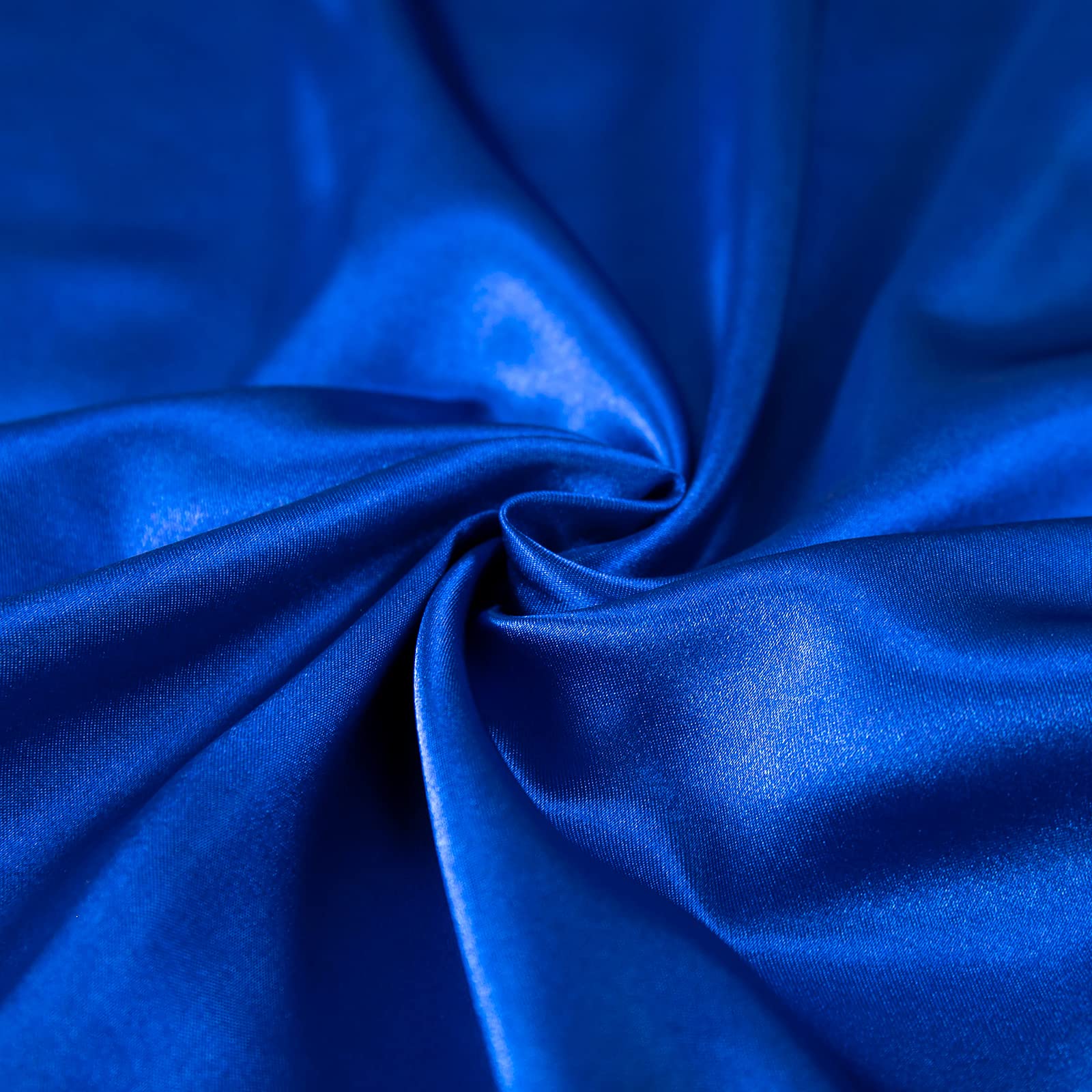 SiinvdaBZX 100 Pieces Royal Blue Cloth Napkins 12 x 12 Inches  Small Size Square Satin Napkins Silky Soft Dinner Napkins or Handkerchief for Banquet Wedding Christmas Thanksgiving Decoration