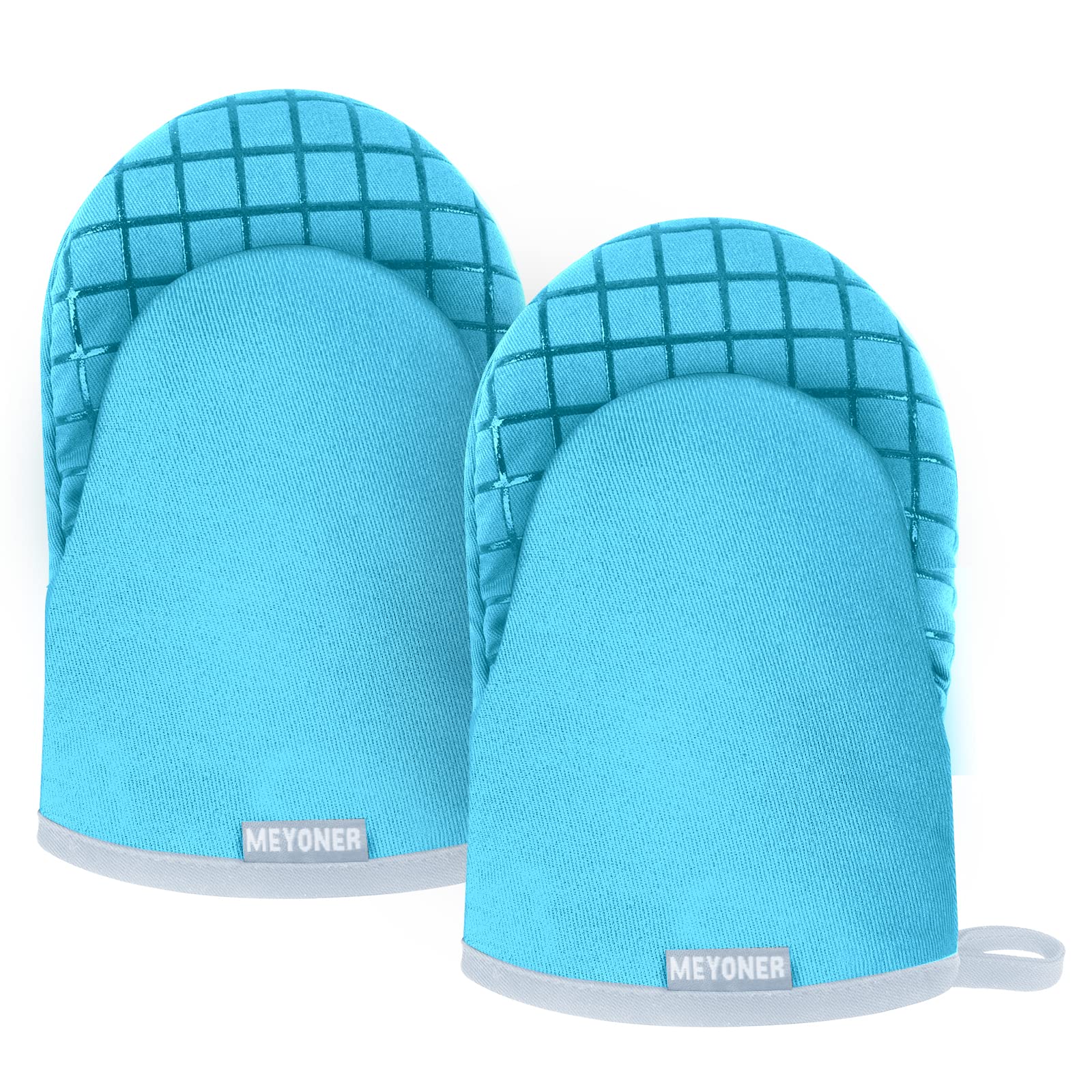 Mini Oven Mitts, Kitchen Mitts Cooking Kitchen Mitts, 500 Degree Heat Resistant Baking Gloves For Cooking Baking Bbq With Hangin