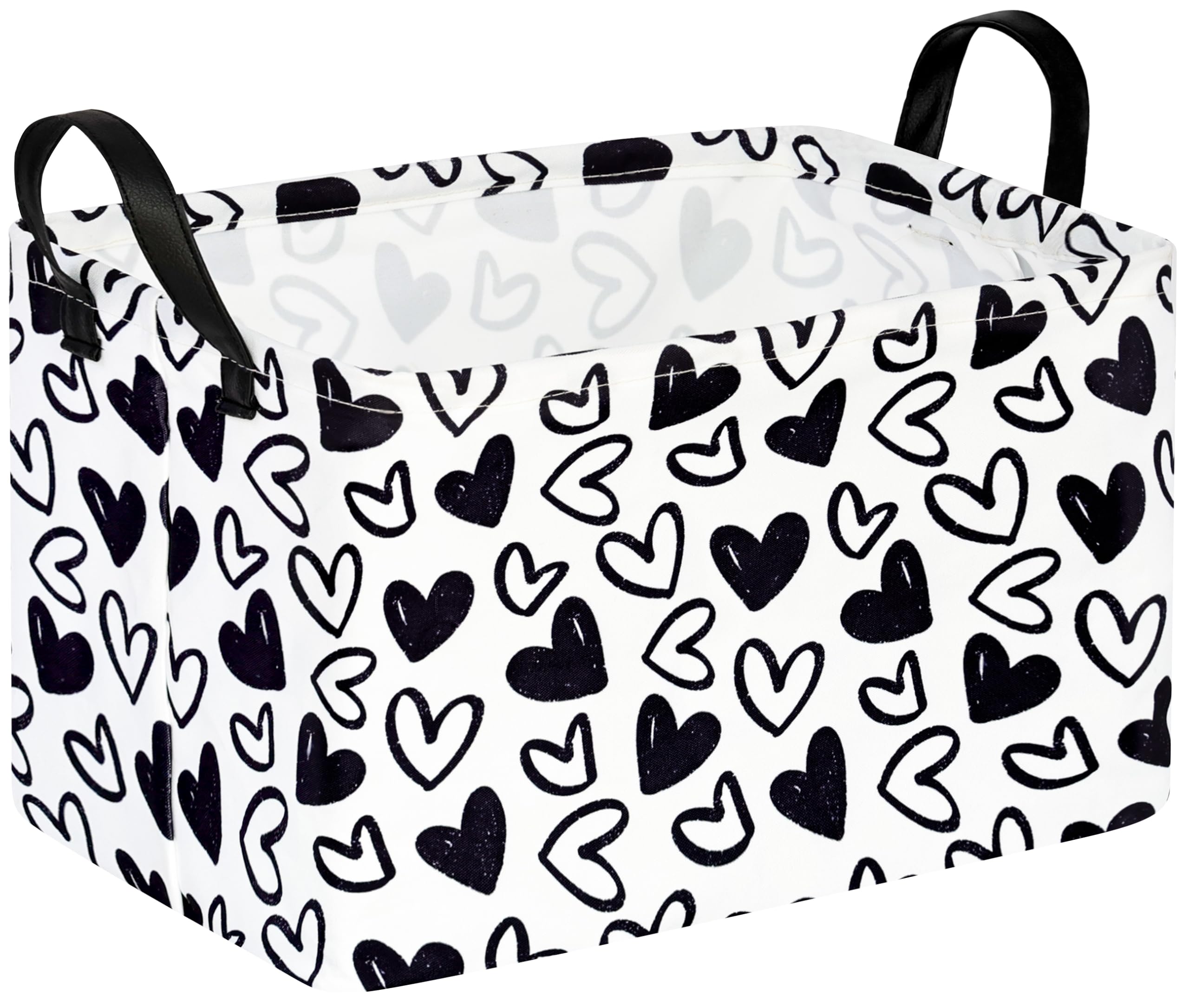 Acmuuni Black Gift Basket Clothes Laundry Hamper Storage Box Shelf Basket Toys Storage Bins, Gift Box For Kids,Laundry Hamper Wi