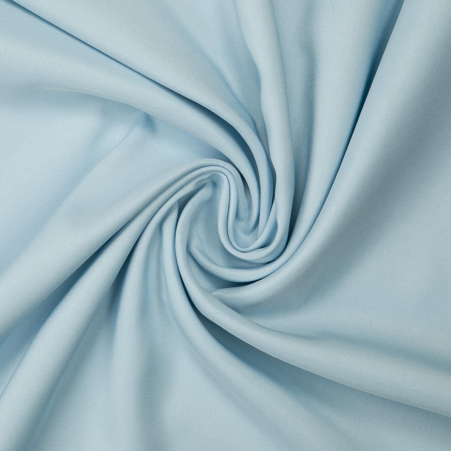 Gee Di Moda Square Tablecloth - 52 x 52 Inch Baby Blue Table Cloth for Small Square or Round Tables - Heavy Duty Washable Fabric