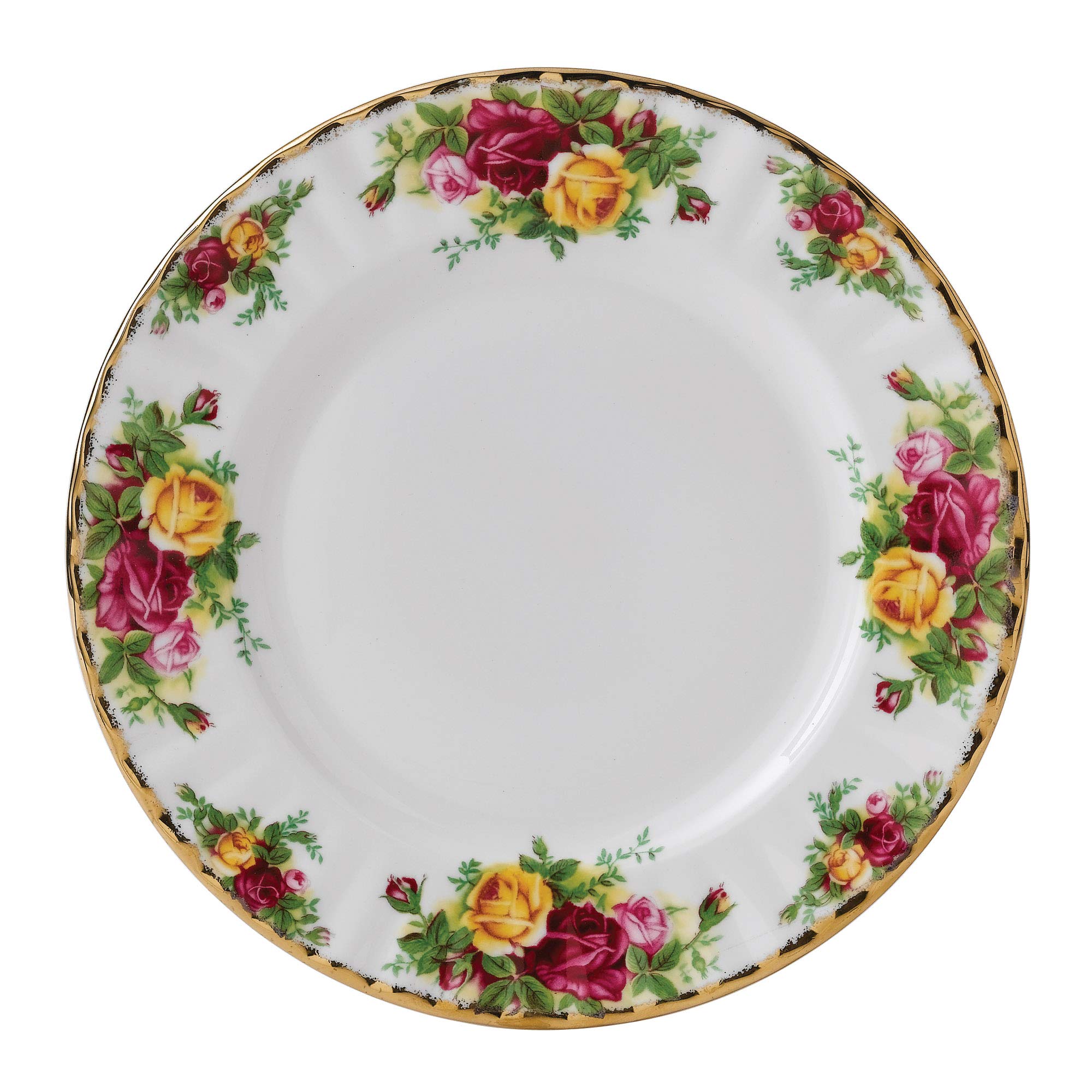 Royal Albert Old Country Roses Set Of 4 Salad Plates, 8'', Multi