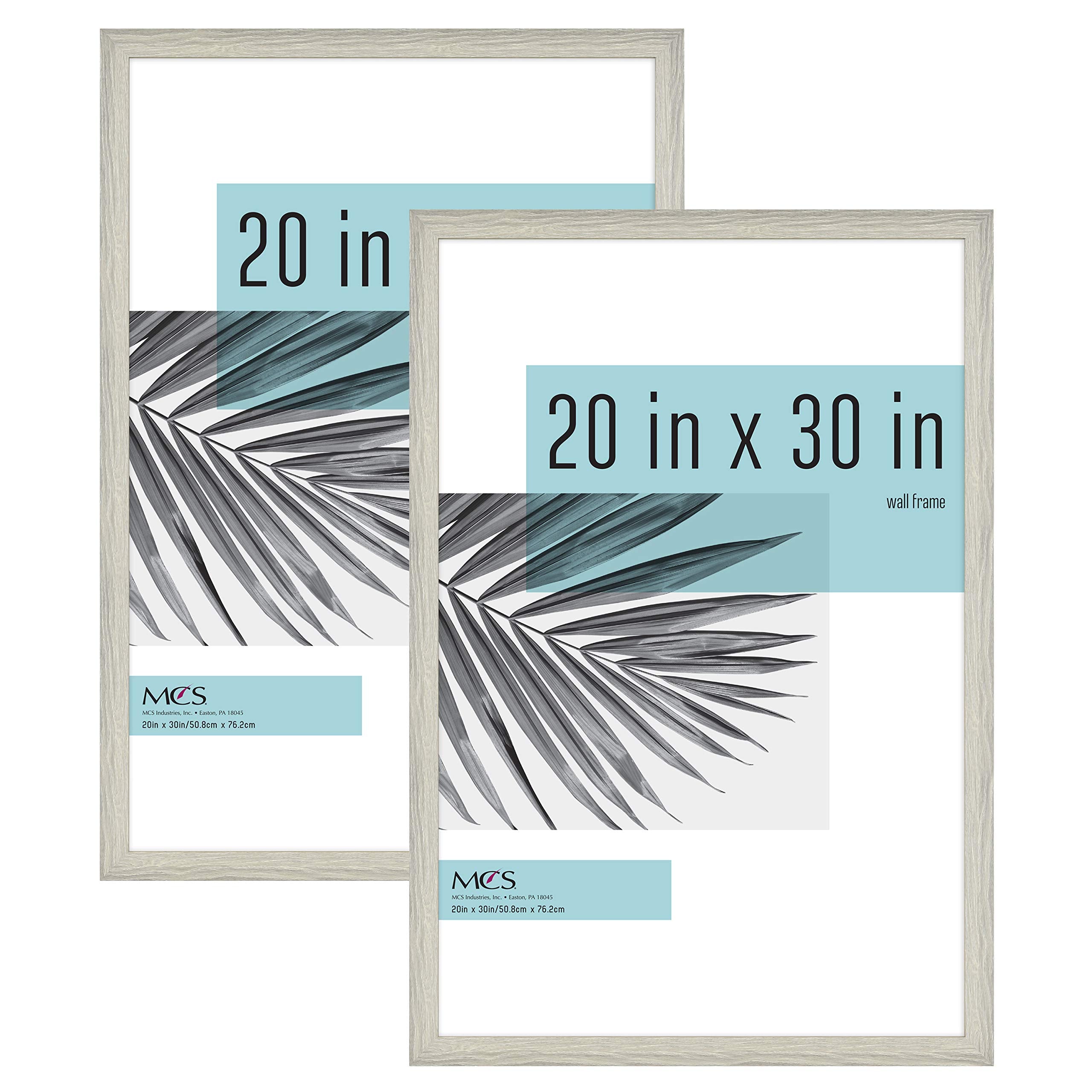 MCS Studio Gallery Frame, Gray Woodgrain, 20 x 30 in, 2 pk