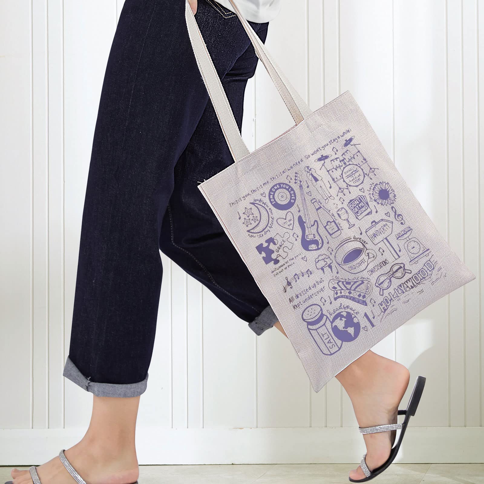 Bwwktop Singer Album Canvas Tote Bag Singer Fans Gift Album Inspired Shoulder Bag Singer Merchandise (This Is You)