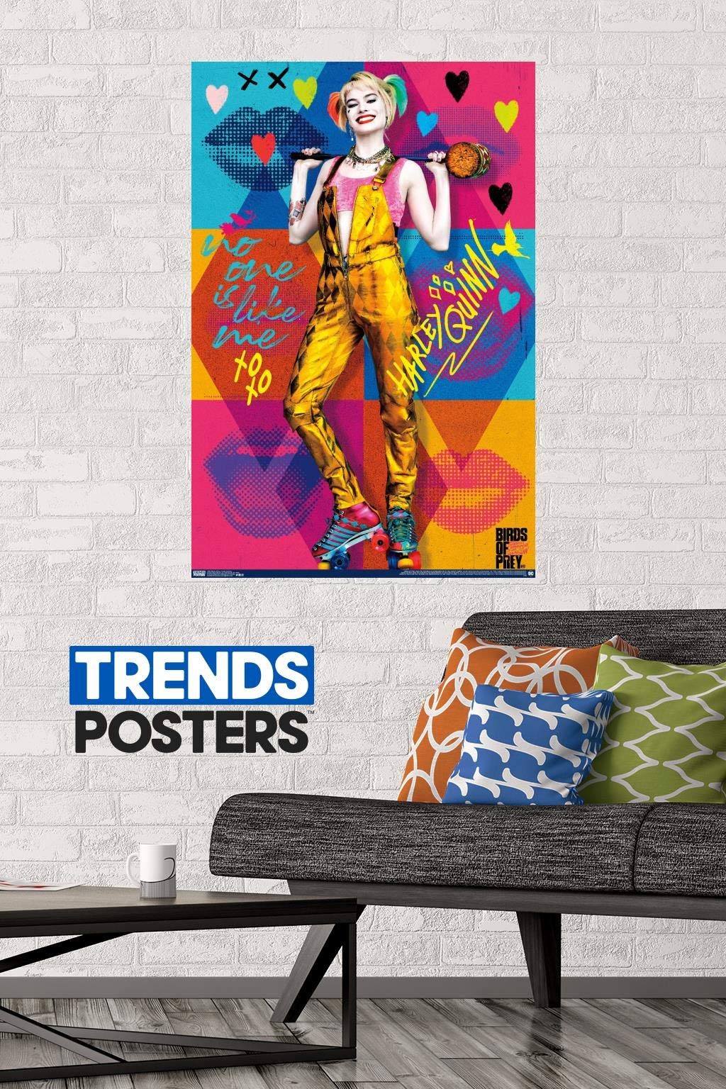 Trends International Dc Comics Movie - Birds Of Prey - Harley Quinn - Hammer Wall Poster, 22.375'' X 34'', Unframed Version