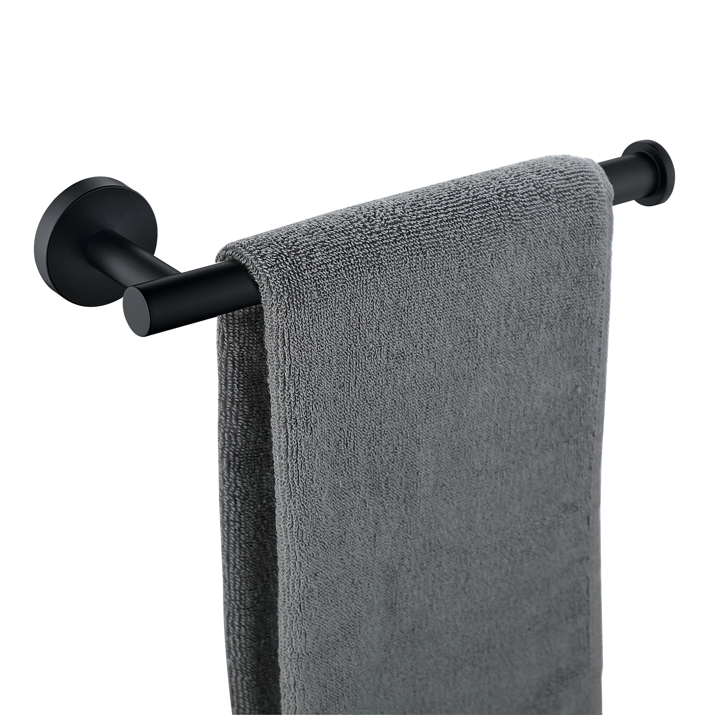 Hand Towel Holder For Bathroom, Matte Black Hand Towel Bar, Sus304 Stainless Steel Hand Towel Hanger, Wall Mounted Small Hand To