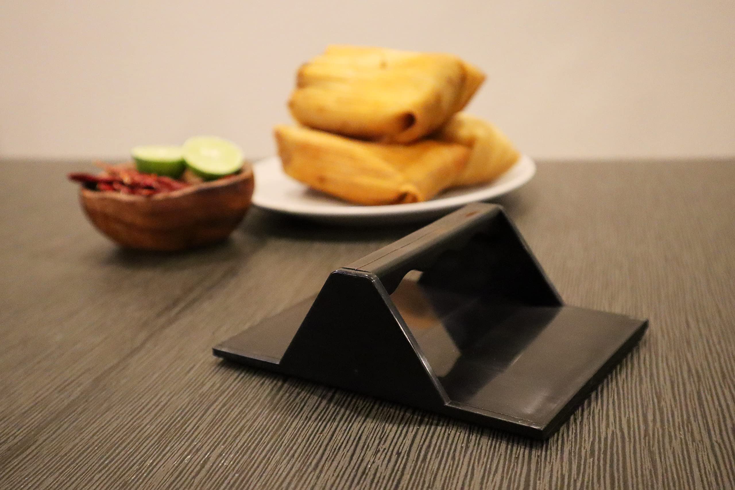 Tamale Masa Spreader Tool (4 Pack  Black) Masa Spreader for Tamales  Esp?tula Para Hacer Tamales  Maker for Wrappers & Corn Husks  Extendedor de Masa Para Tamales  Tamale Spatula with Precision Guides