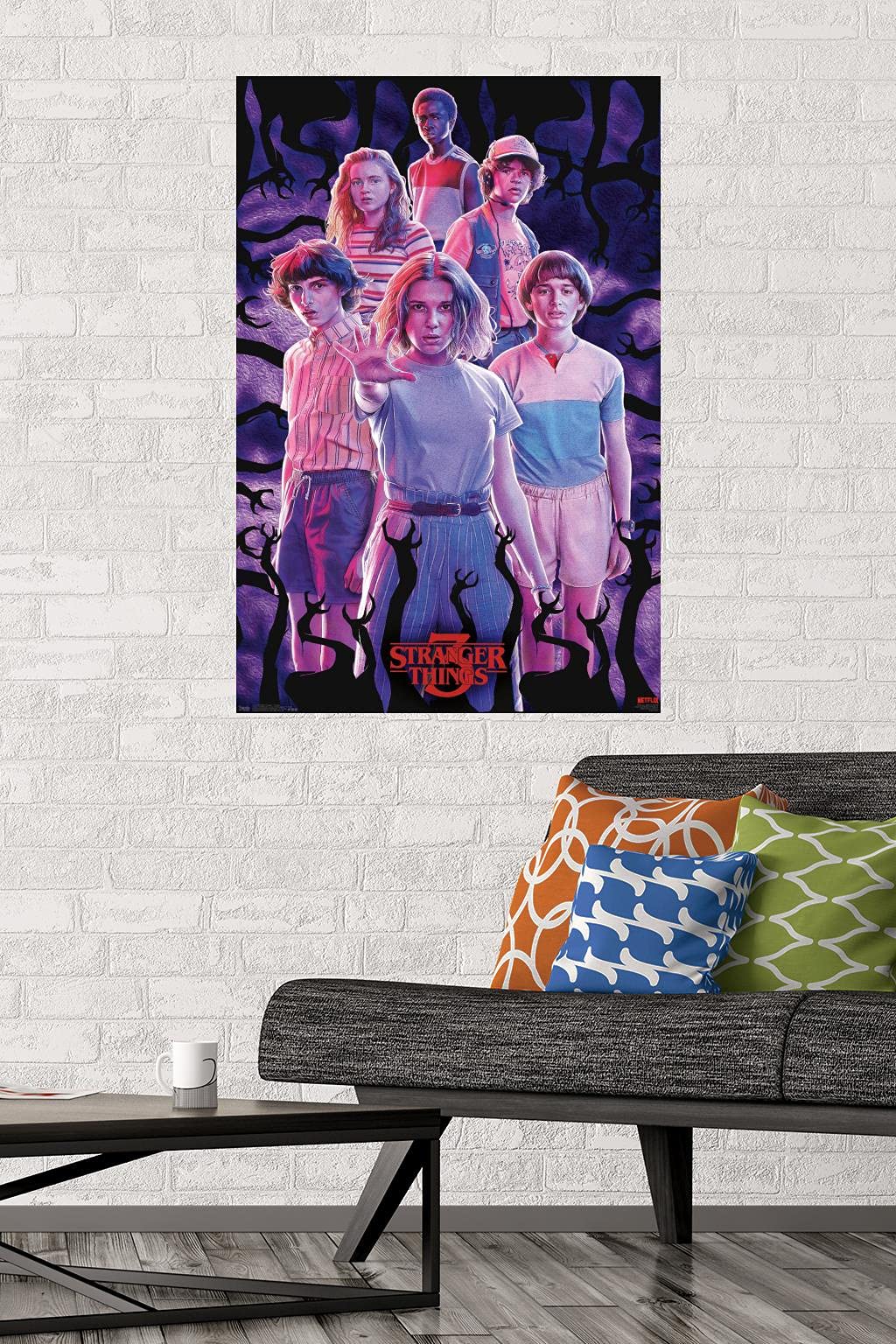 Trends International Netflix Stranger Things: Season 3 - Group Wall Poster, 22.375'' X 34'', Premium Unframed Version