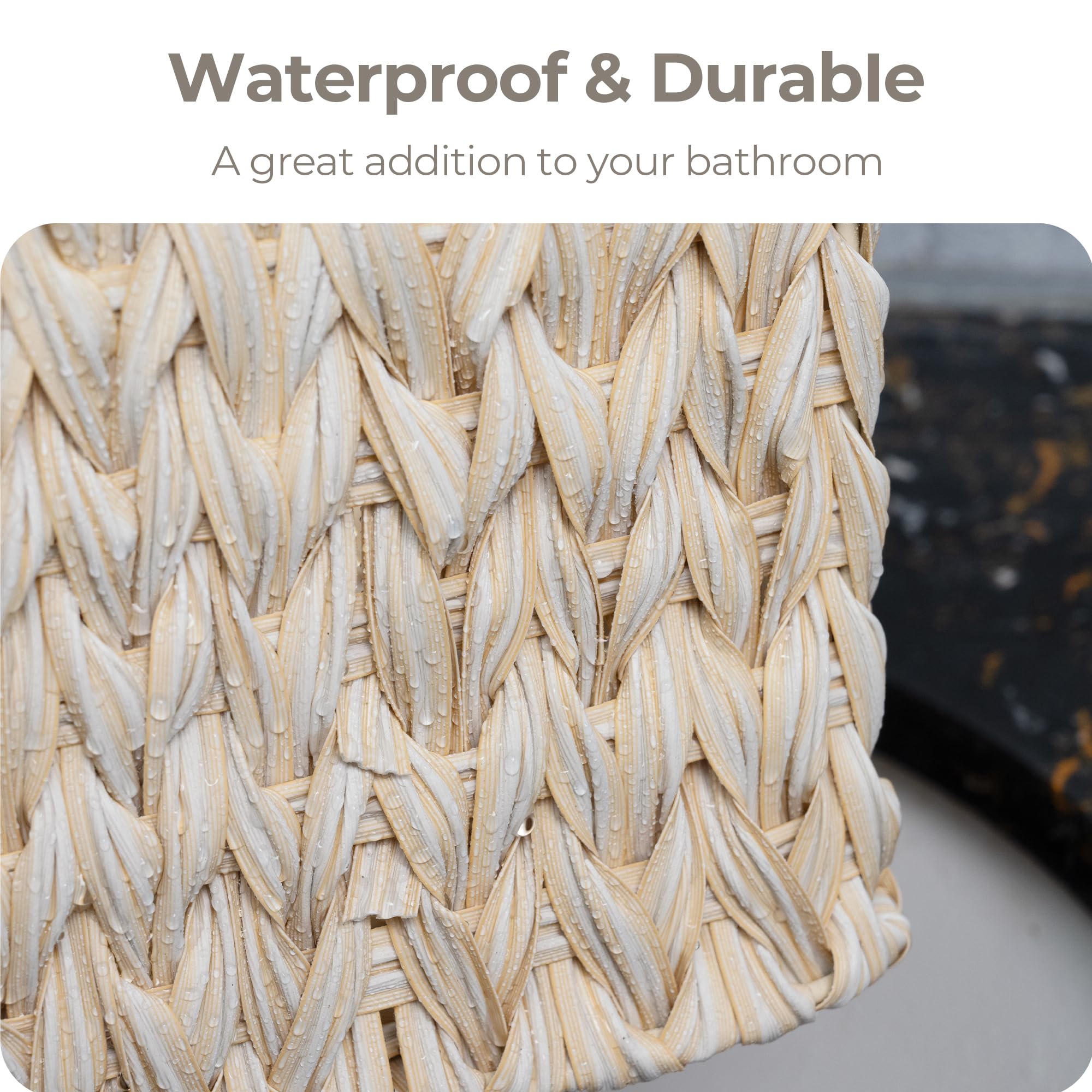 Granny Says Basket For Organizing, Wicker Storage Baskets For Shelves, Woven Baskets For Storage, Waterproof Shelf Baskets For L