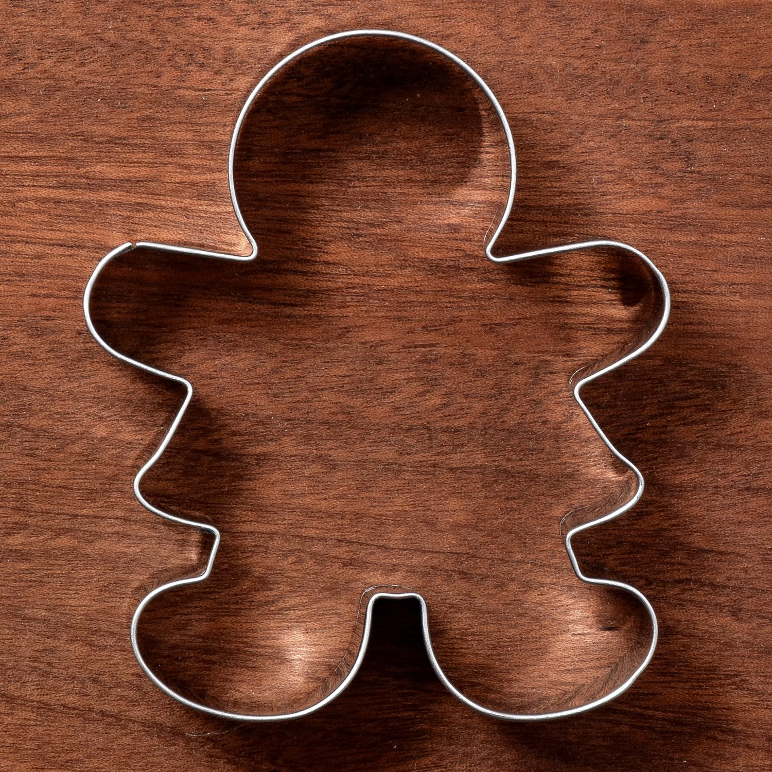 Liliao Christmas Gingerbread Girl Cookie Cutter - 4 X 5 Inches - Stainless Steel