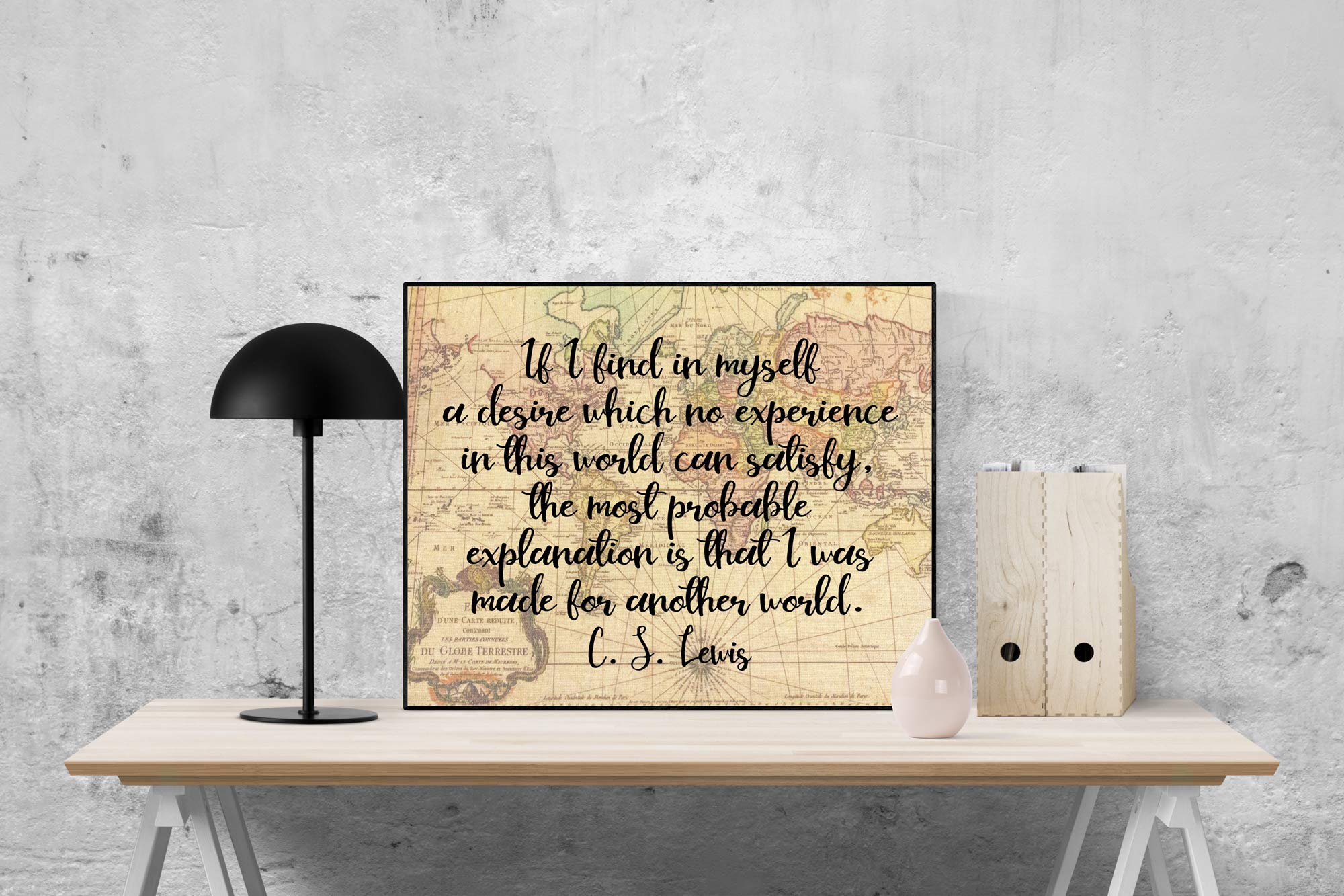 Cs Lewis Made For Another World | Art Print (8X10)