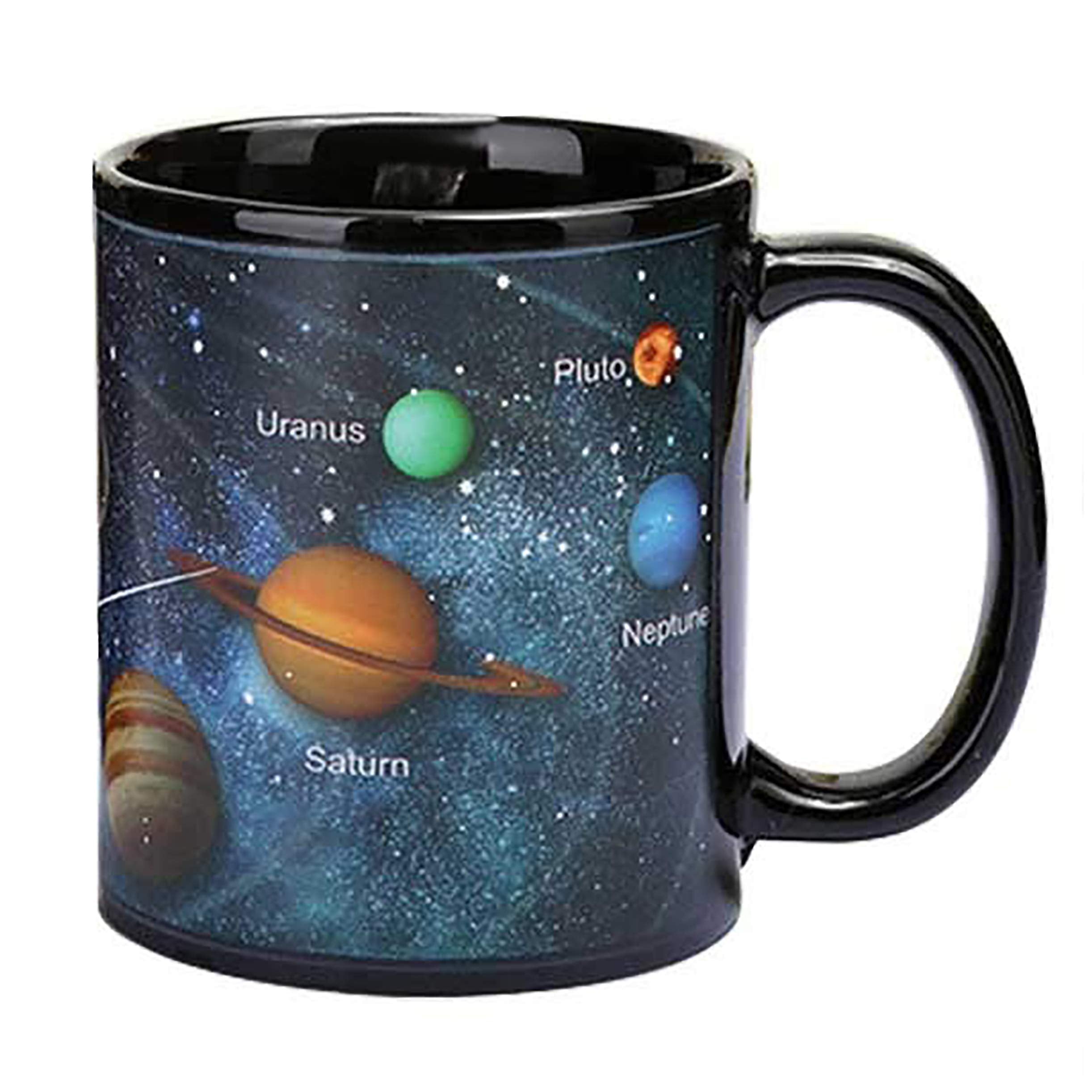 Antspirit Heat Changing Solar System Magic Coffee Mug Heat Sensitive Porcelain Tea Cup Christmas Funny Gifts(10 OZ)