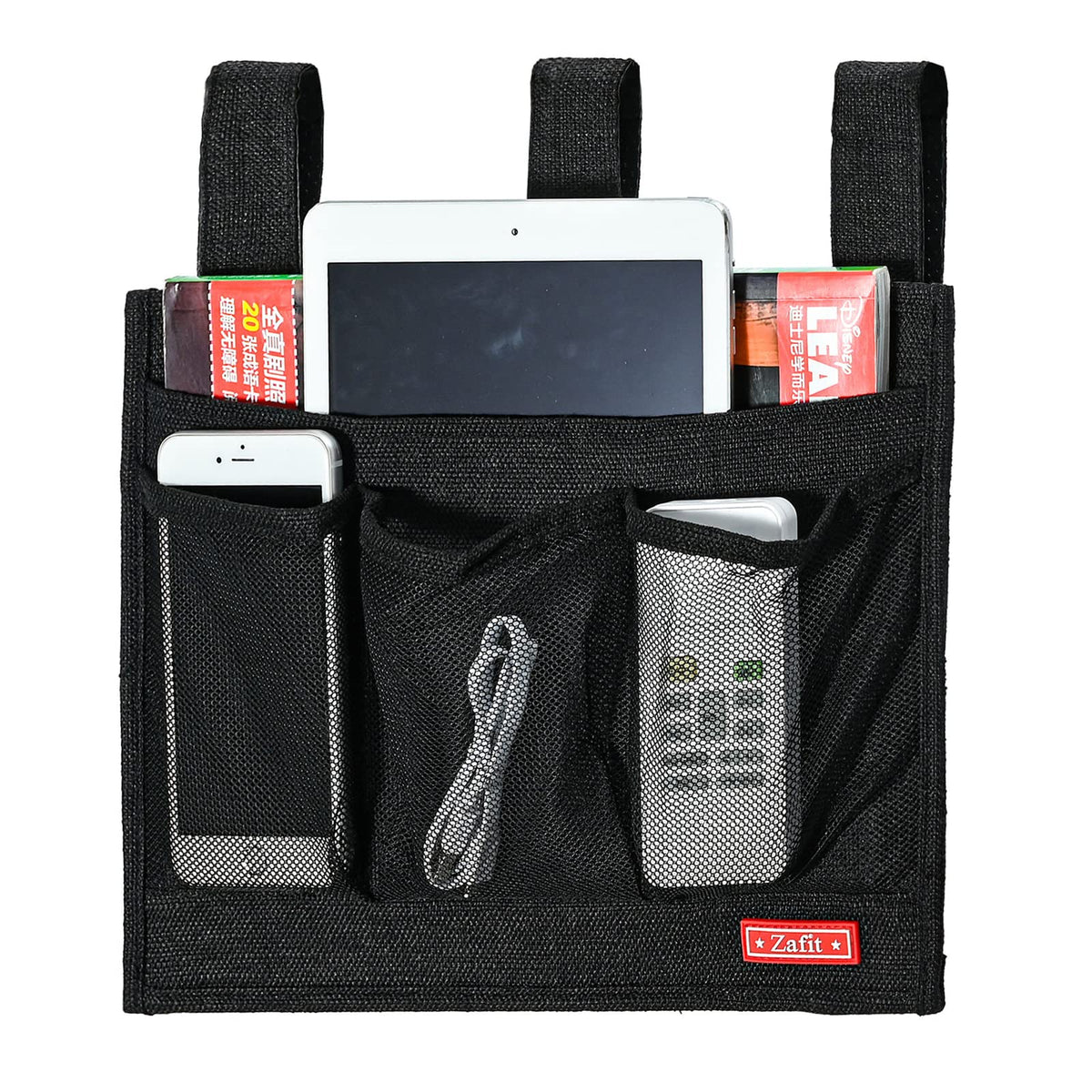 zafit-linen-bedside-caddy-bedside-storage-organizer-for-hospital-beds