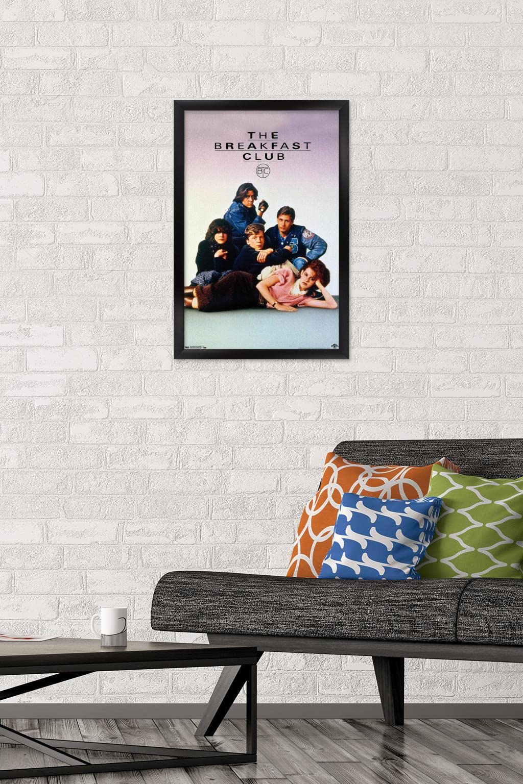 Trends International The Breakfast Club - One Sheet Wall Poster, 14.725'' X 22.375'', Black Framed Version
