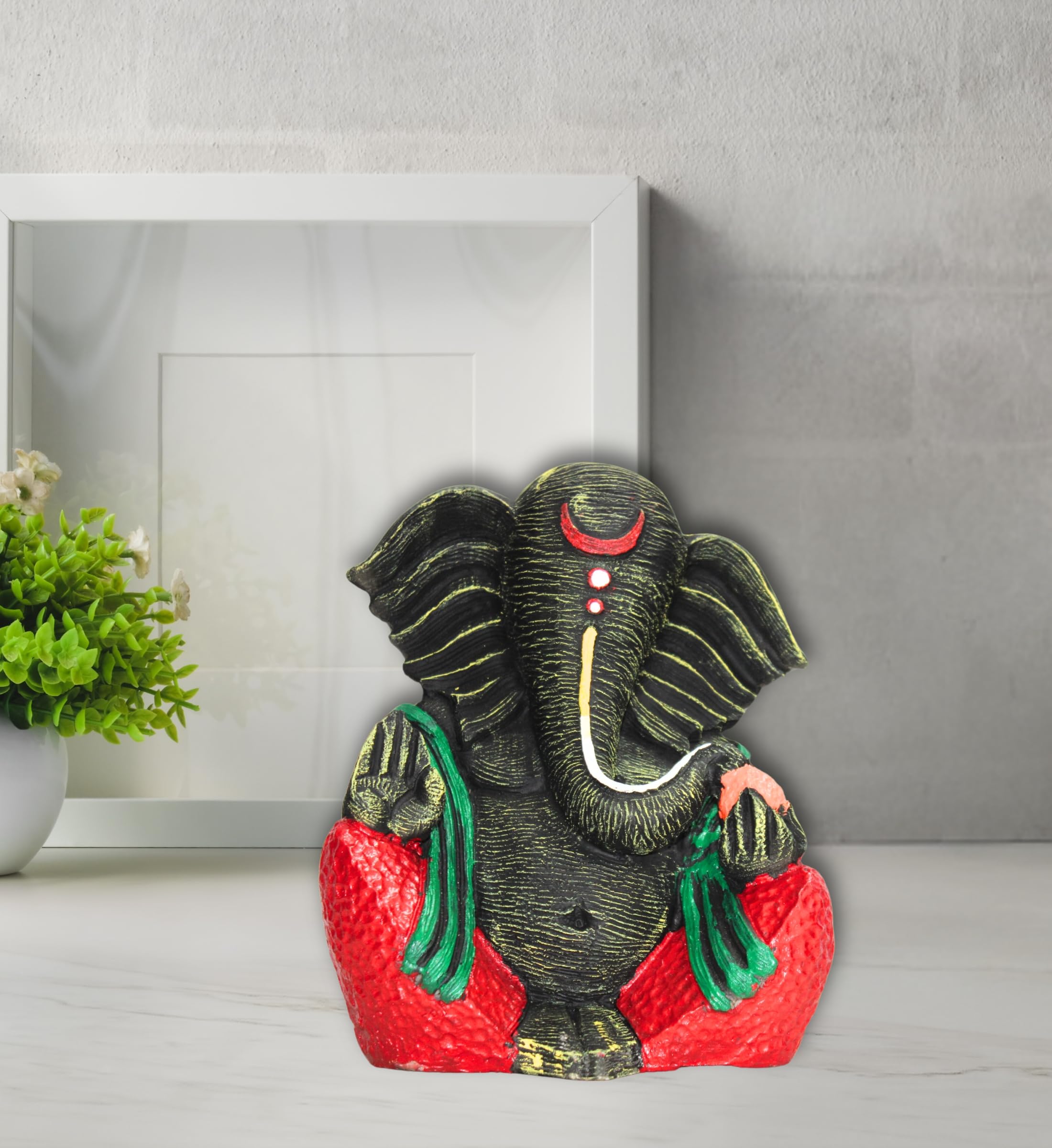 Stark Dcor Sacred Ganesh Platform Of Graceganpati Idol For Home Decor Puja Lord Ganesh Statue Gift For Office Desk Puja Room Fig