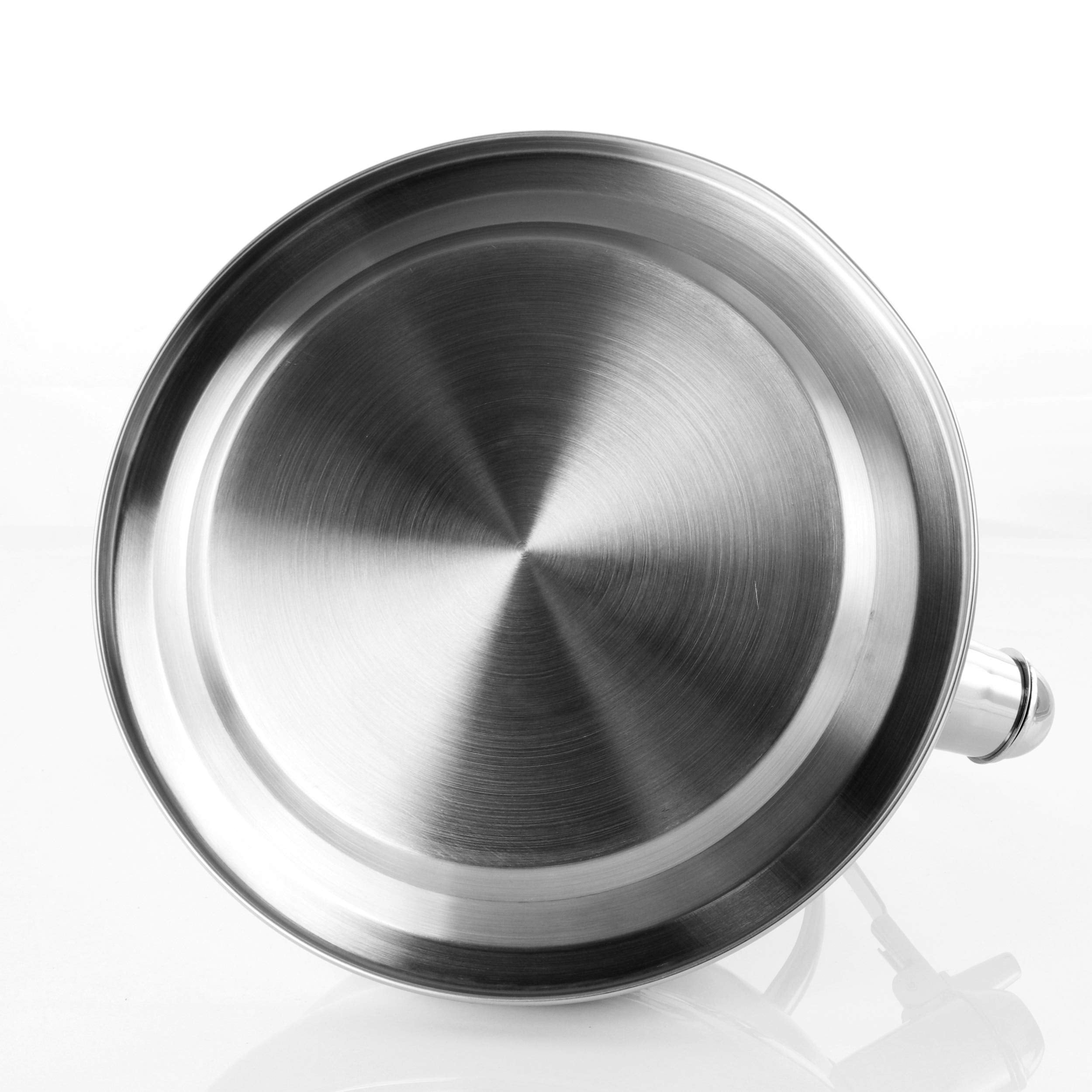 Megachef Megachef 2.7 Quart Stovetop Whistling Kettle In Brushed Silver