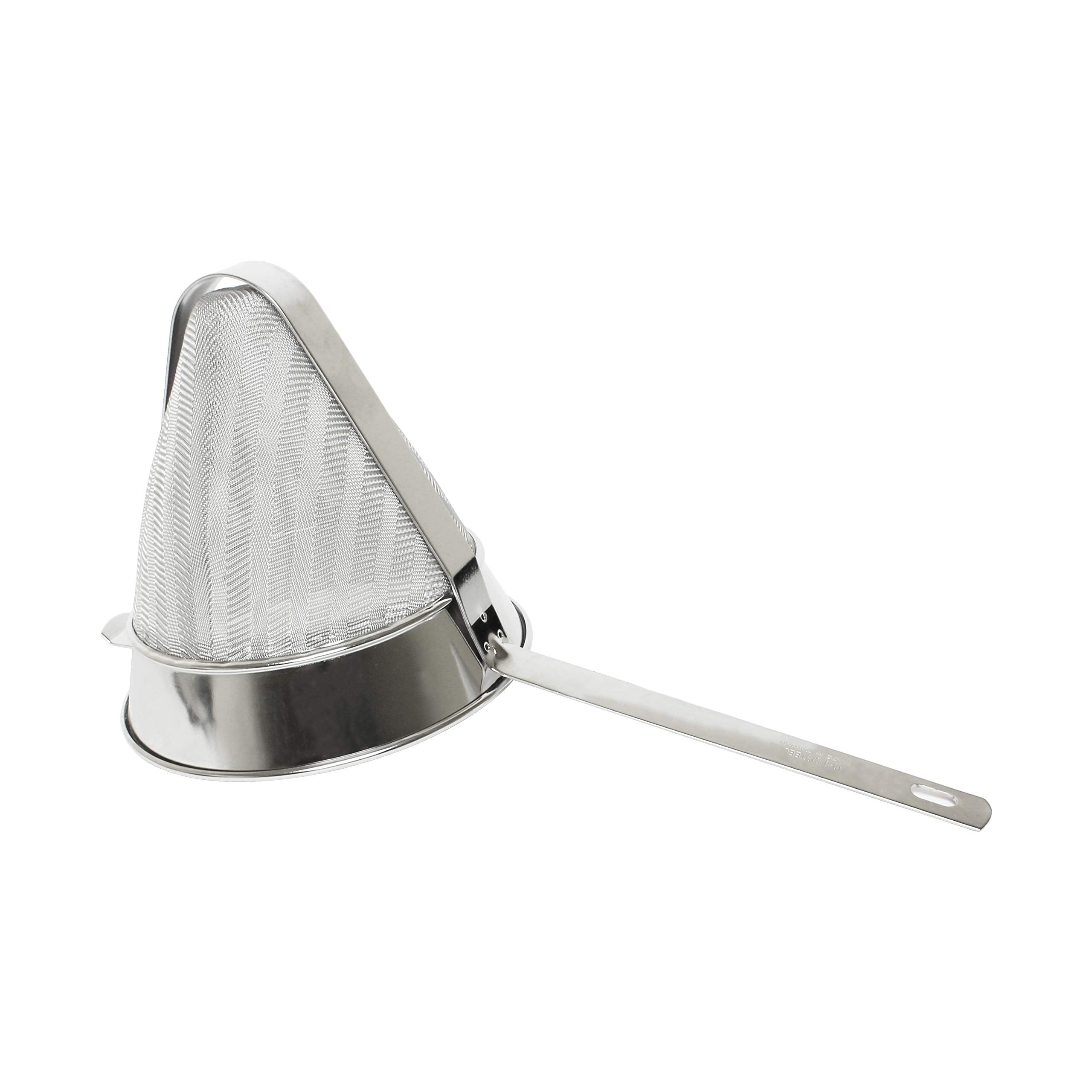 Thunder Group Reinforced Fine Mesh China Cap Strainer, 10-Inch