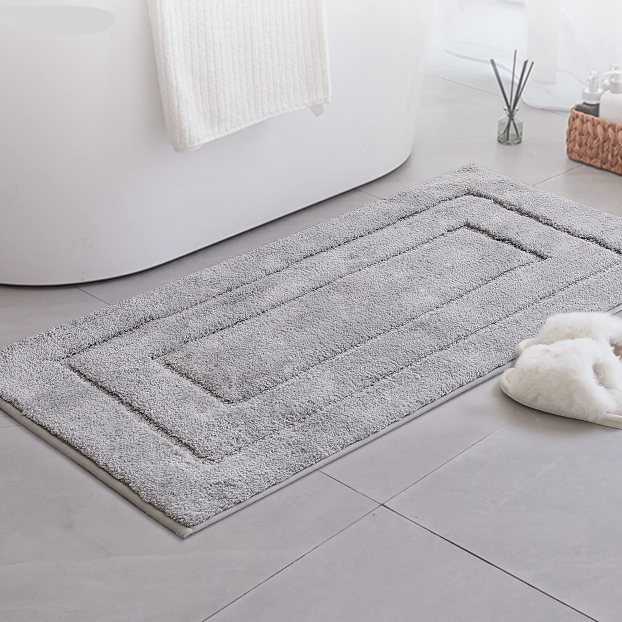 Granny Says Bathroom Rug Mat, Bath Mats For Bathroom Non-Slip, Super Soft And Water Absorbent, Extra Large Bathroom Rugs, Machin