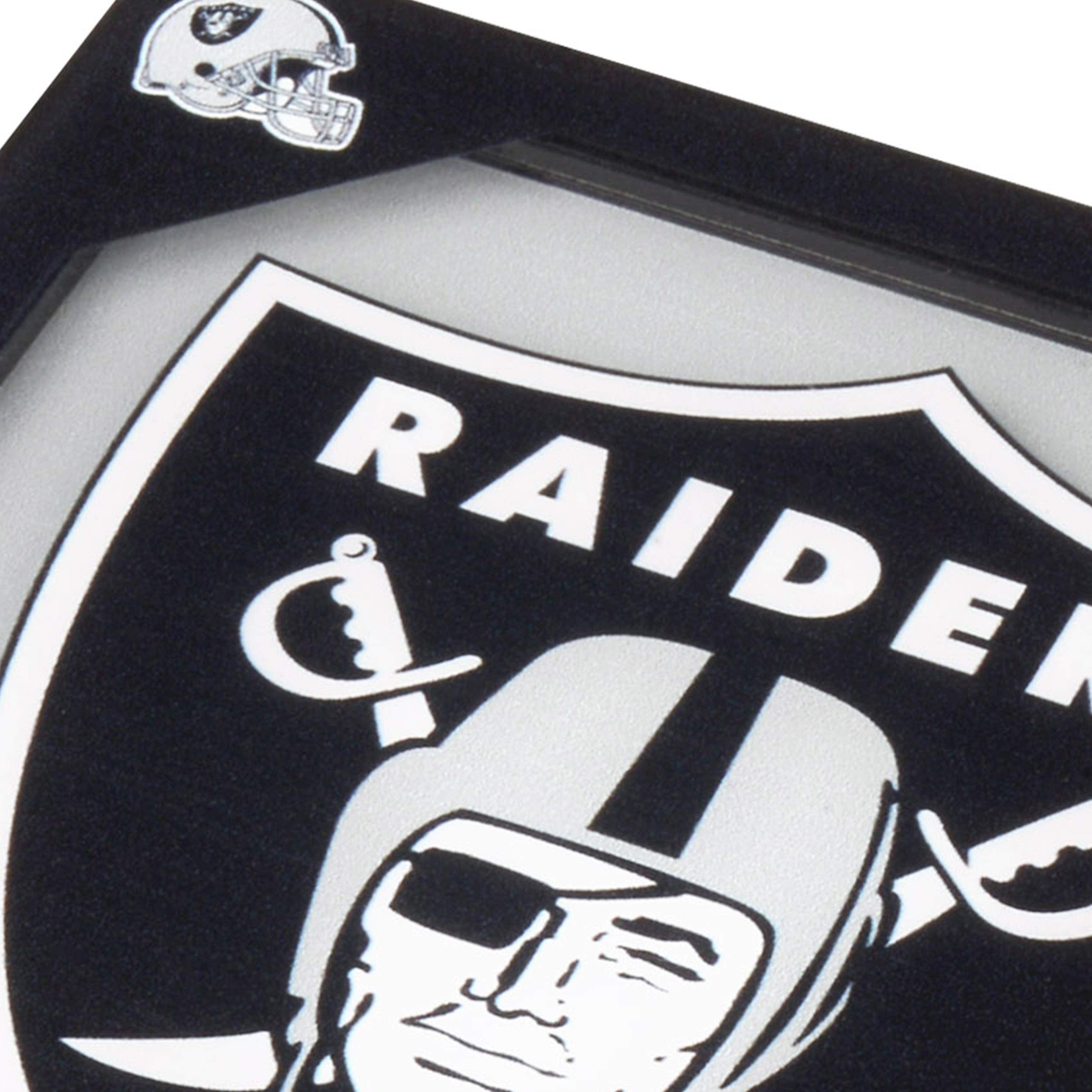 Youthefan Nfl Las Vegas Raiders 3D Logo Series Coasters