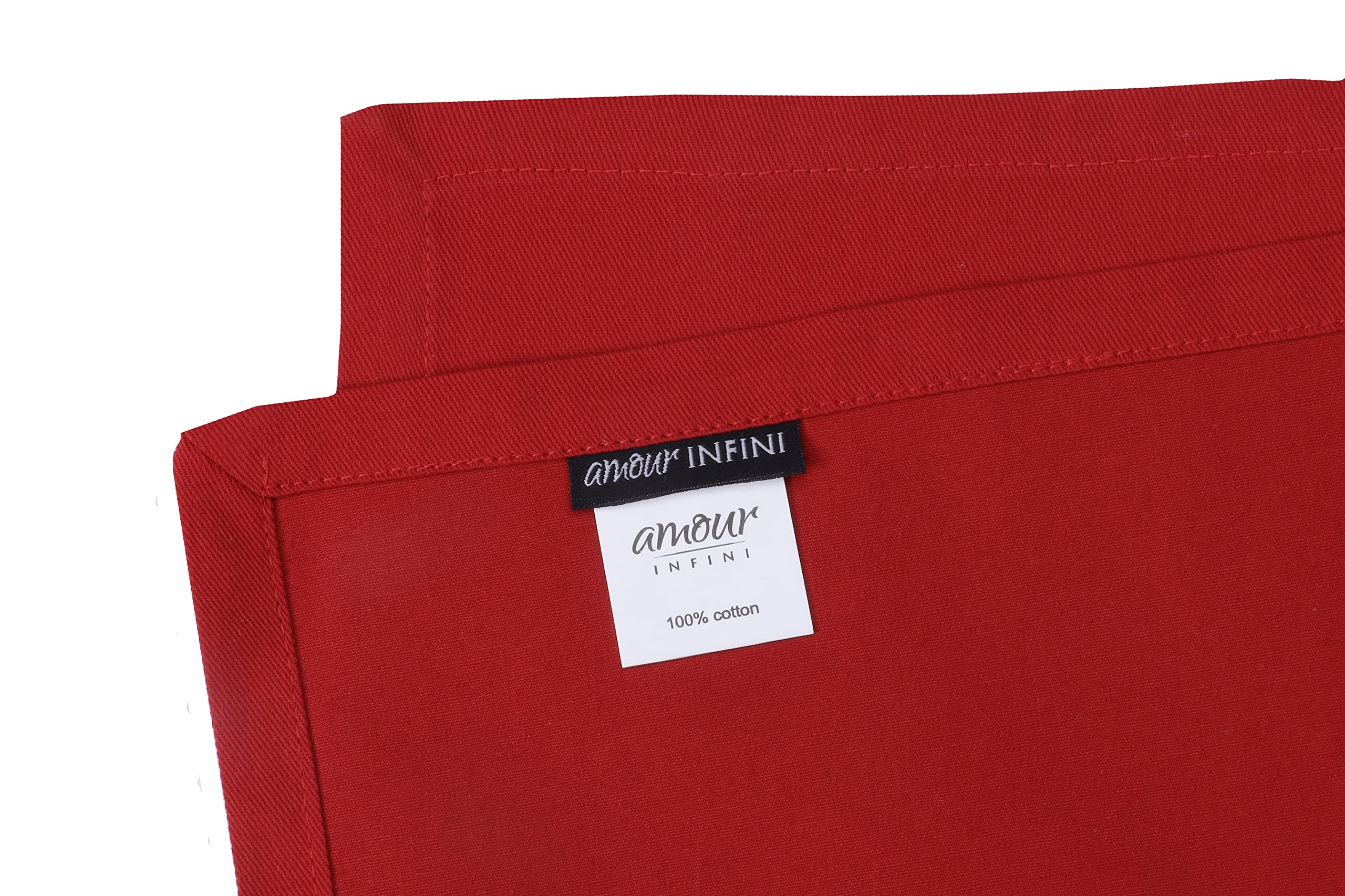 Amour Infini Cotton Cloth Napkins Set Of 12 Washable Soft Premium Hotel Quality 18X18 Inch Dinner Napkin For Parties, Weddings A
