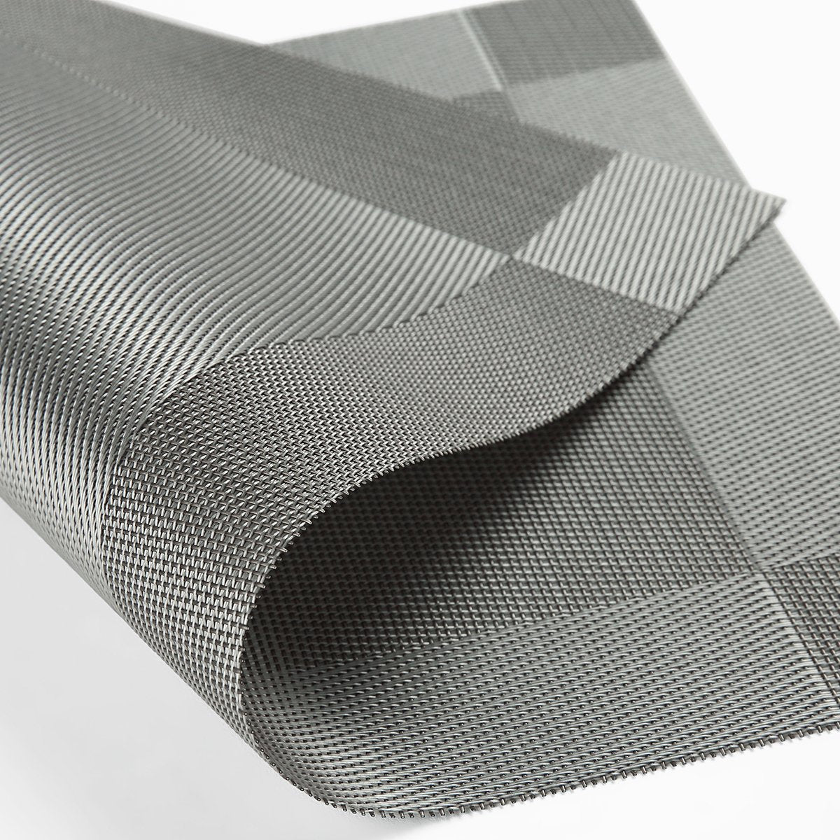 8 Pcs Heat-Resistant Placemats For Table Protection - Elegant Waterproof Placemats For Dining Tables - Gray Table Protectors For