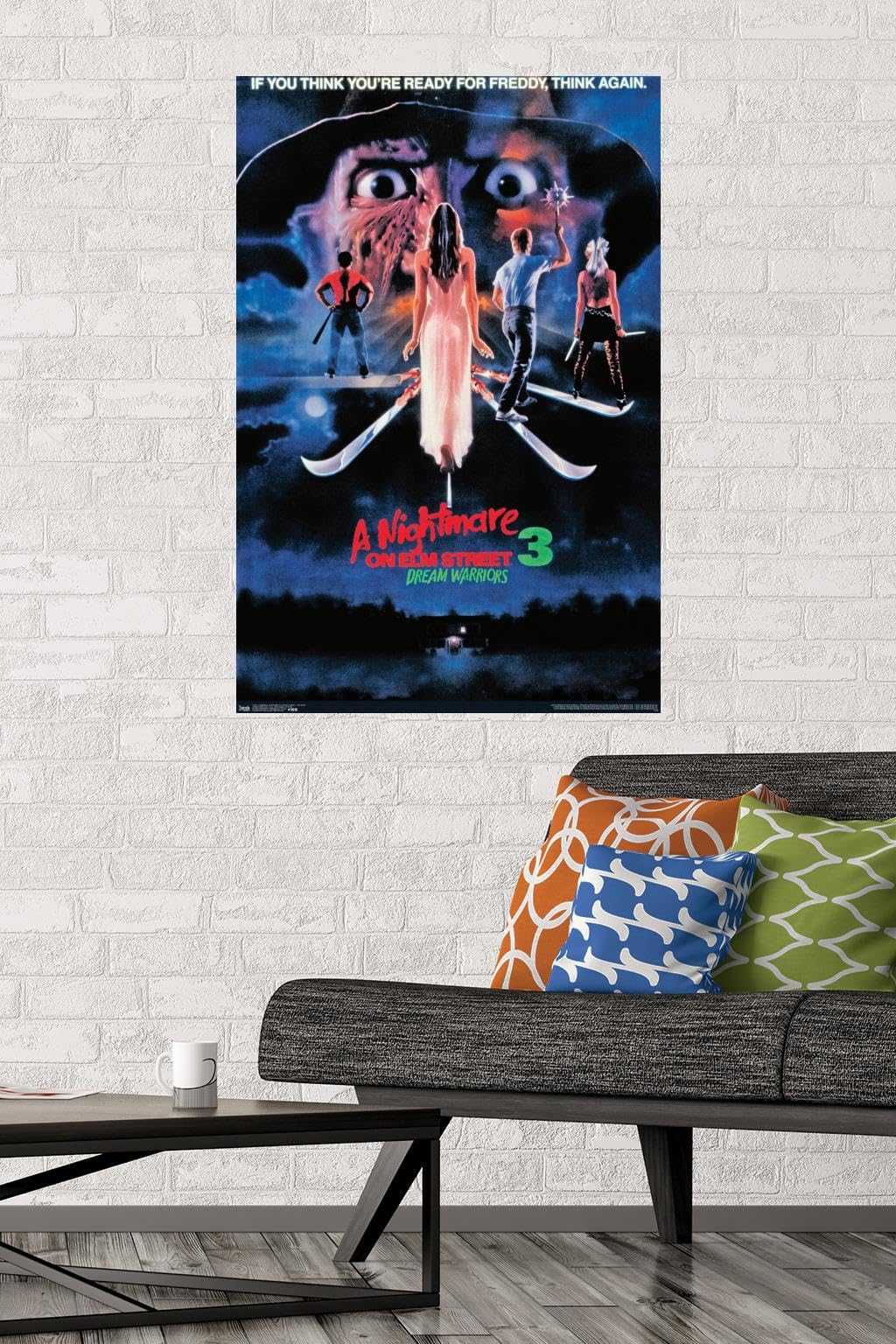 Trends International A Nightmare On Elm Street 3: Dream Warriors - One Sheet Wall Poster, 22.375'' X 34'', Premium Unframed Vers