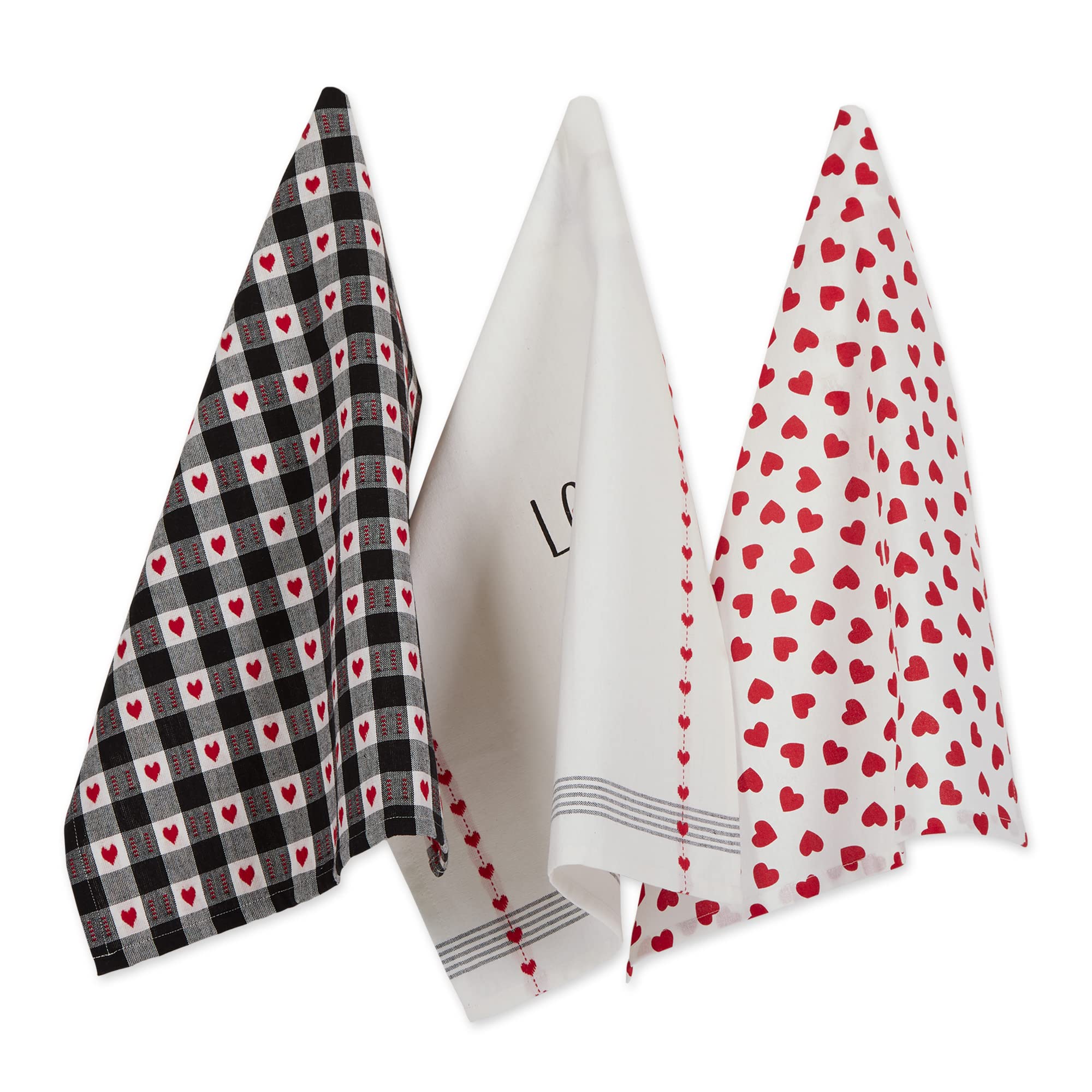 ASST DOG LOVE DISHTOWEL SET/3