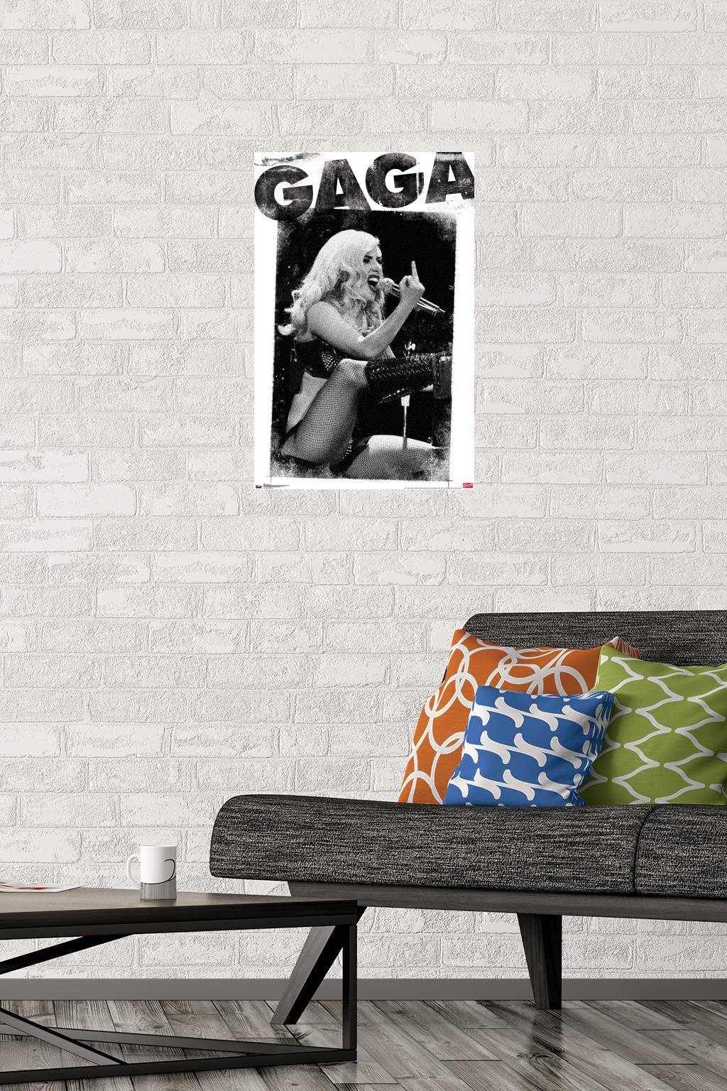 Trends International Lady Gaga - Finger Wall Poster, 14.725'' X 22.375'', Premium Unframed Version