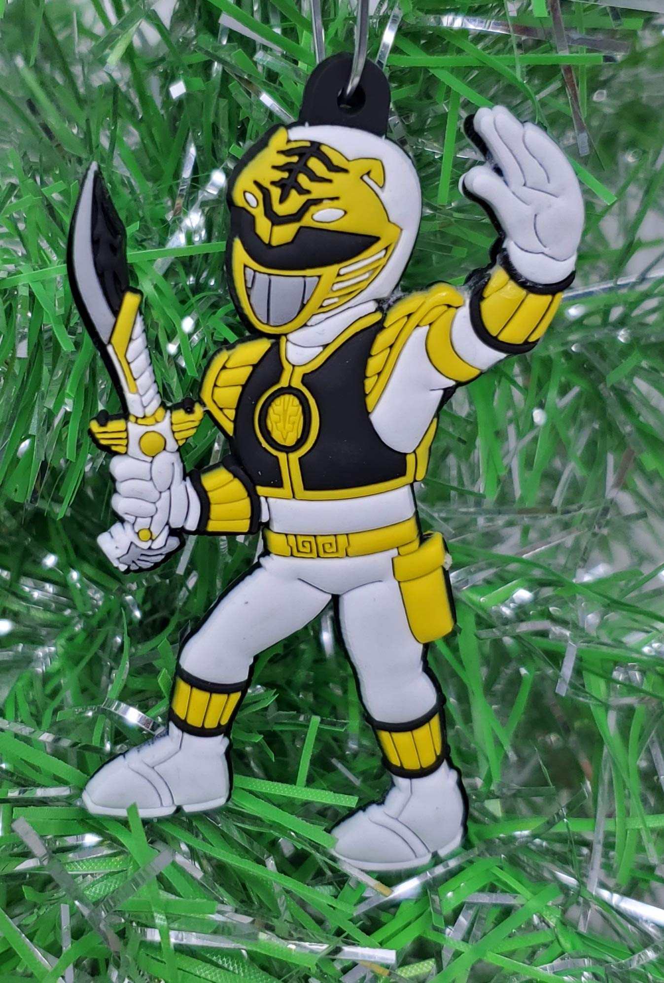 Power Rangers Christmas Tree Ornament Set - Unique Shatterproof Plastic Design