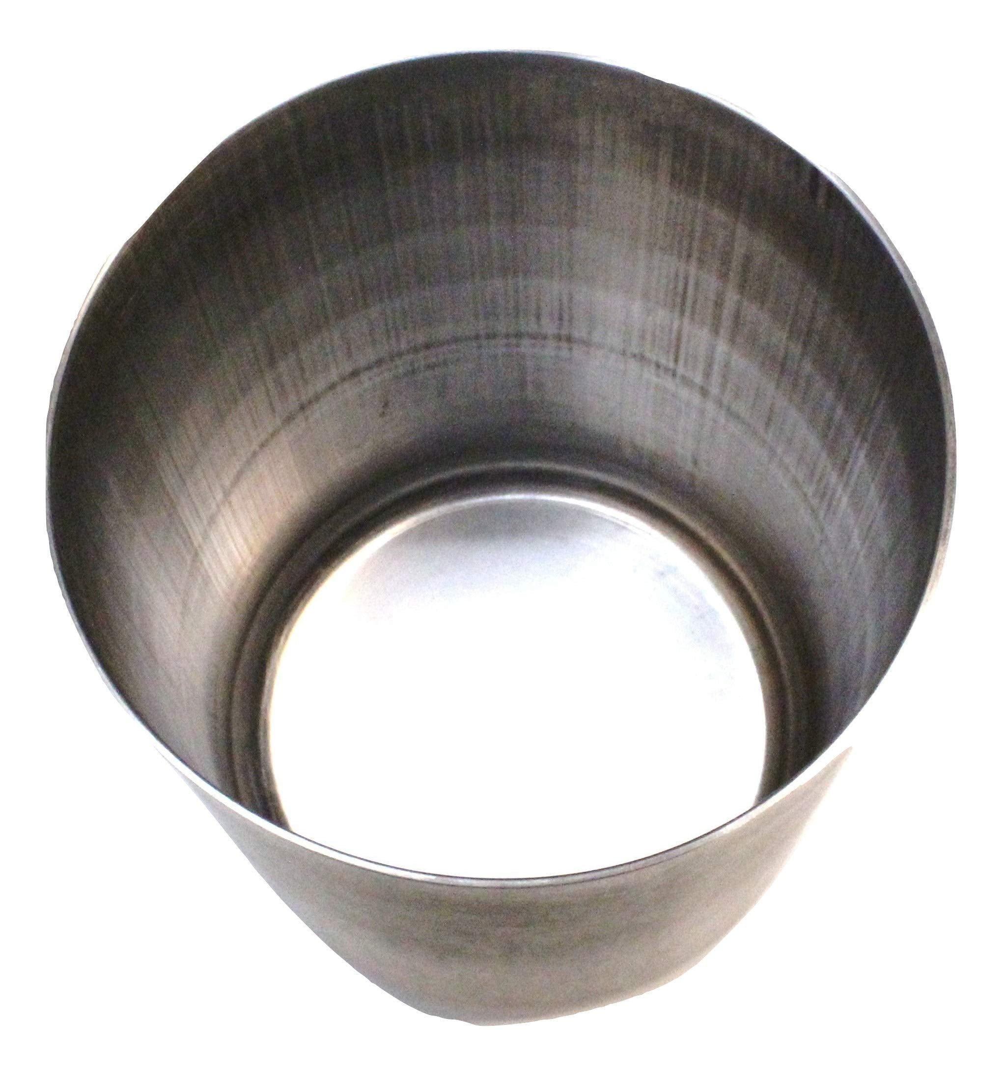 MJ Angel Food Bakery The Original Baking Can - Silver Stainless Steel Cylindrical Baking Pan, 5 1/2 x 4 inches