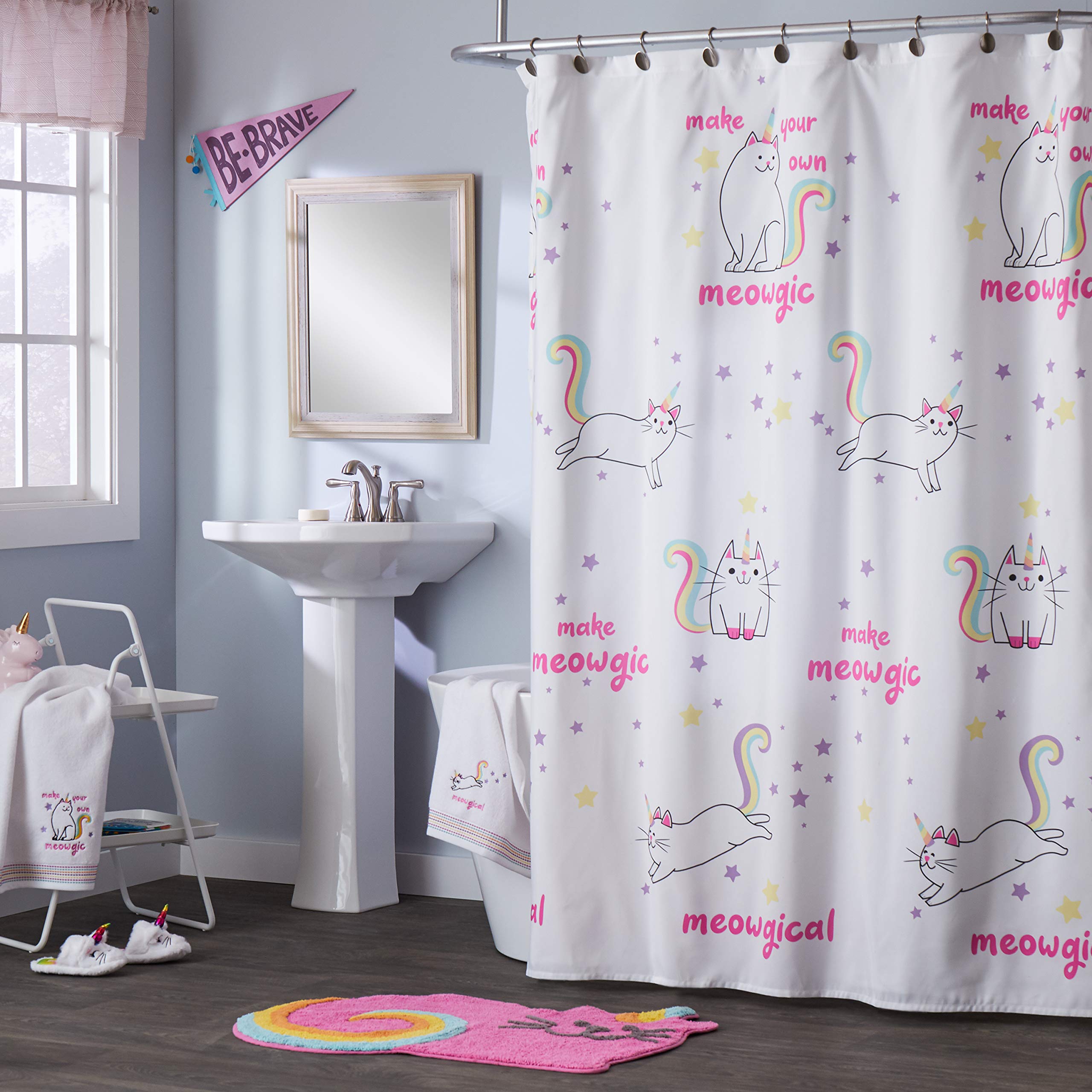 Skl Home Meowgic Shower Curtain, Multi