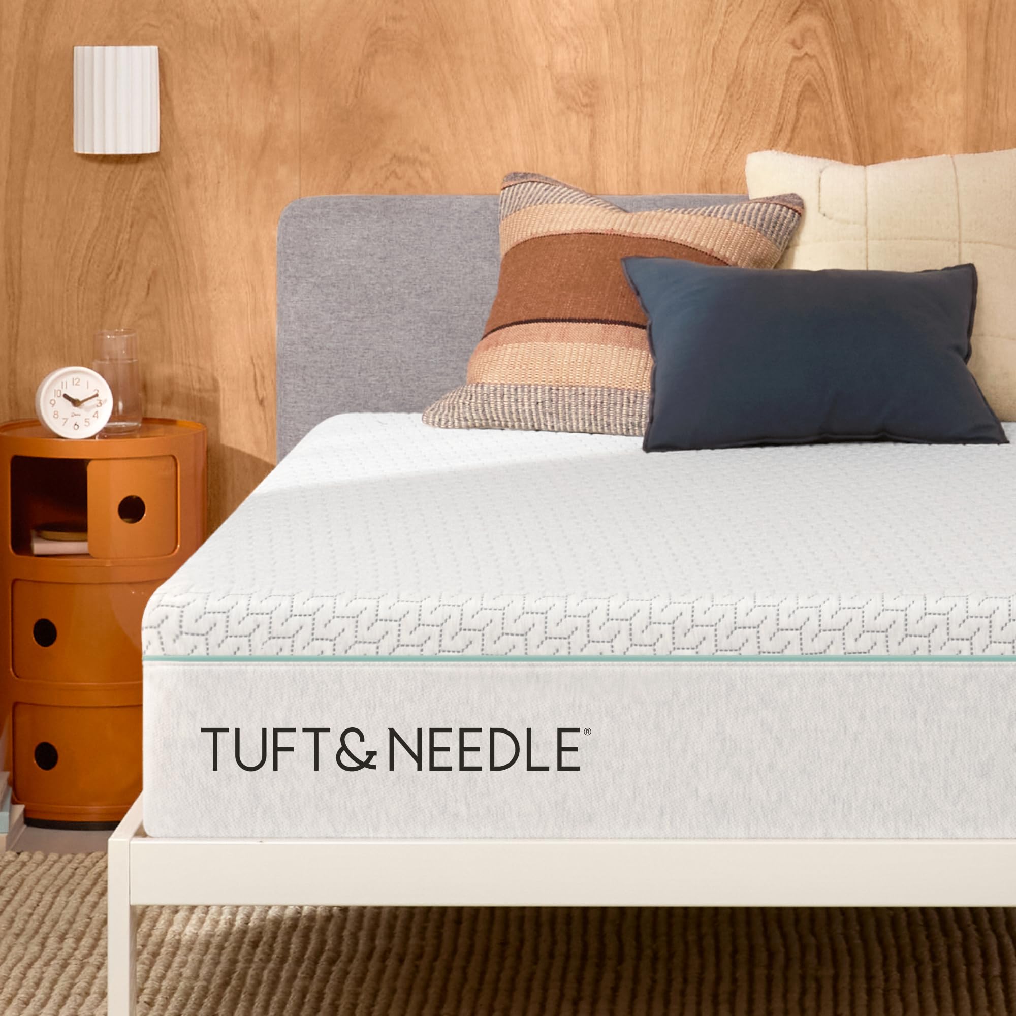 Tuft & Needle Original Hybrid Medium Full Mattress, Adaptive Foam, Individually-Wrapped Coils, Cooling Pressure Relief, 100 Nigh