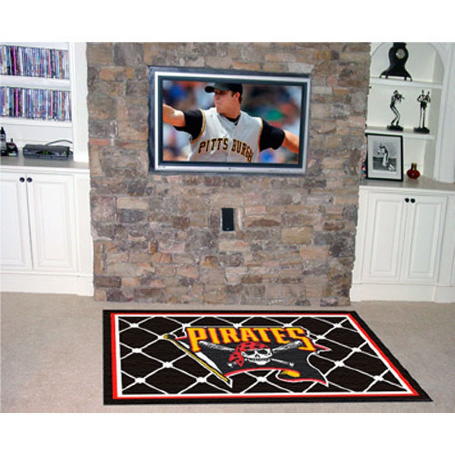 Fanmats MLB - Pittsburgh Pirates 5 x 8 Rug