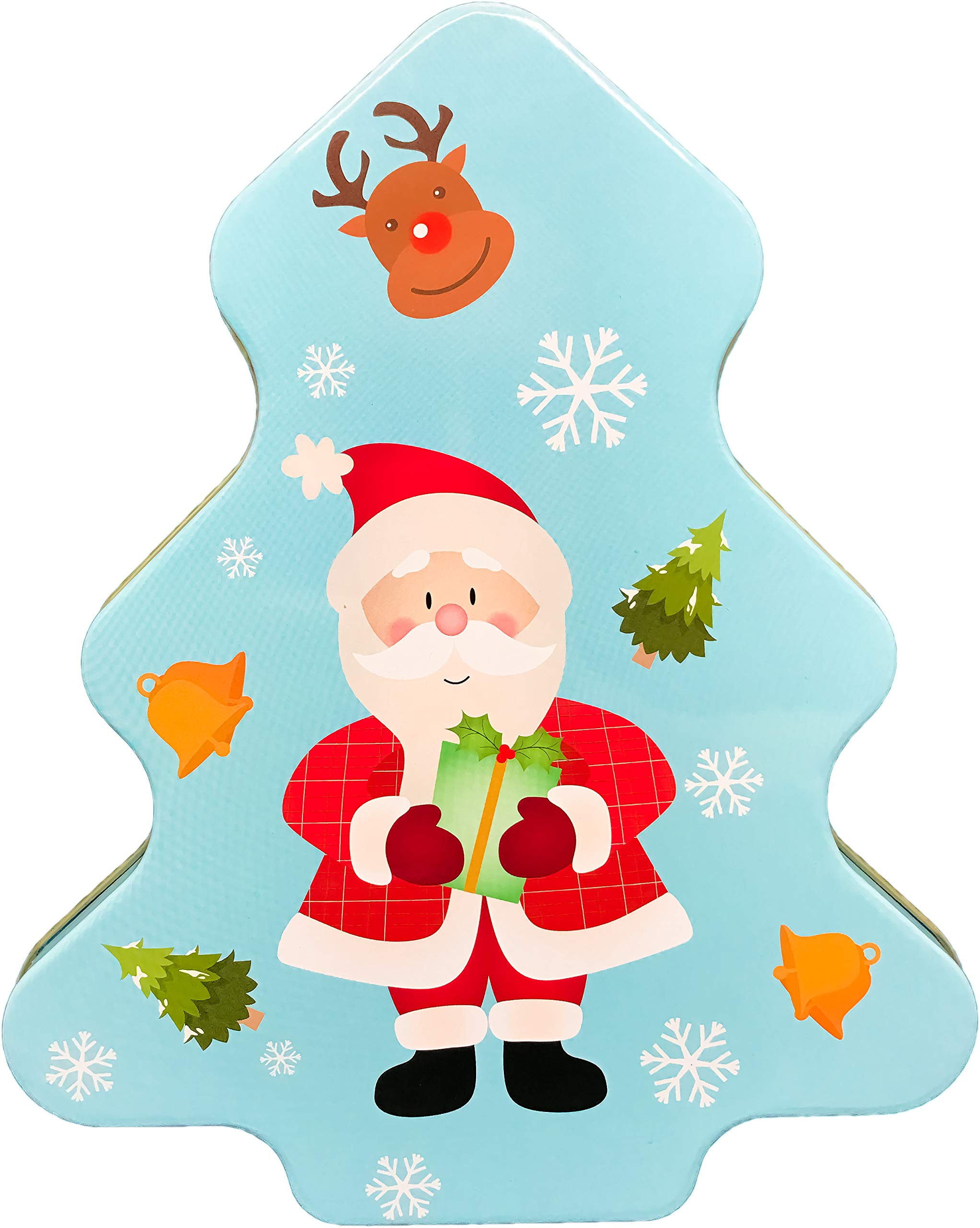 Alef Christmas/Holiday Set Of 3 Decorative Nesting Tins (Tree)