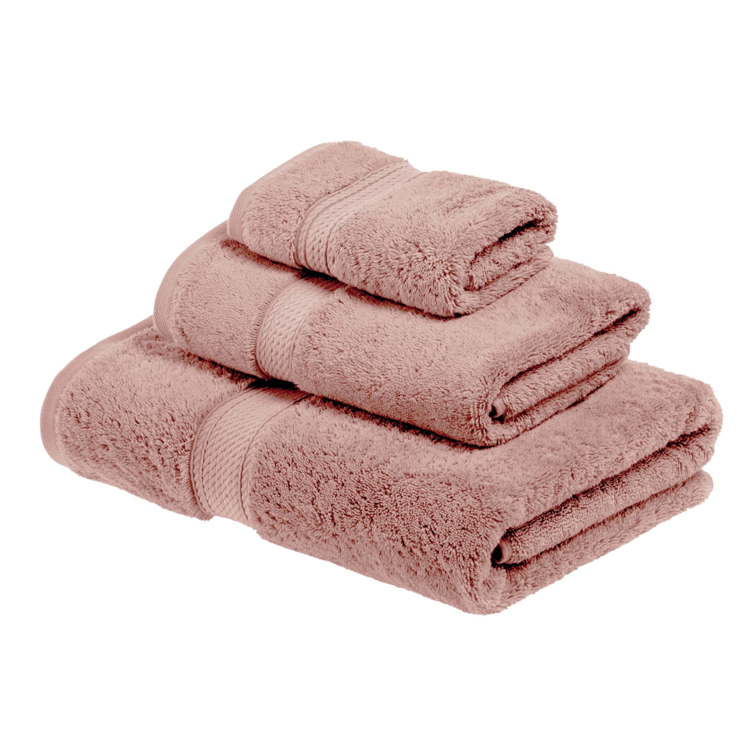 Superior Egyptian Cotton Pile 3-Piece Towel Set, 1 Bath, 1 Hand, 1 Face Towel/Washcloth, Heavyweight, Ultra Soft Luxury Towels,