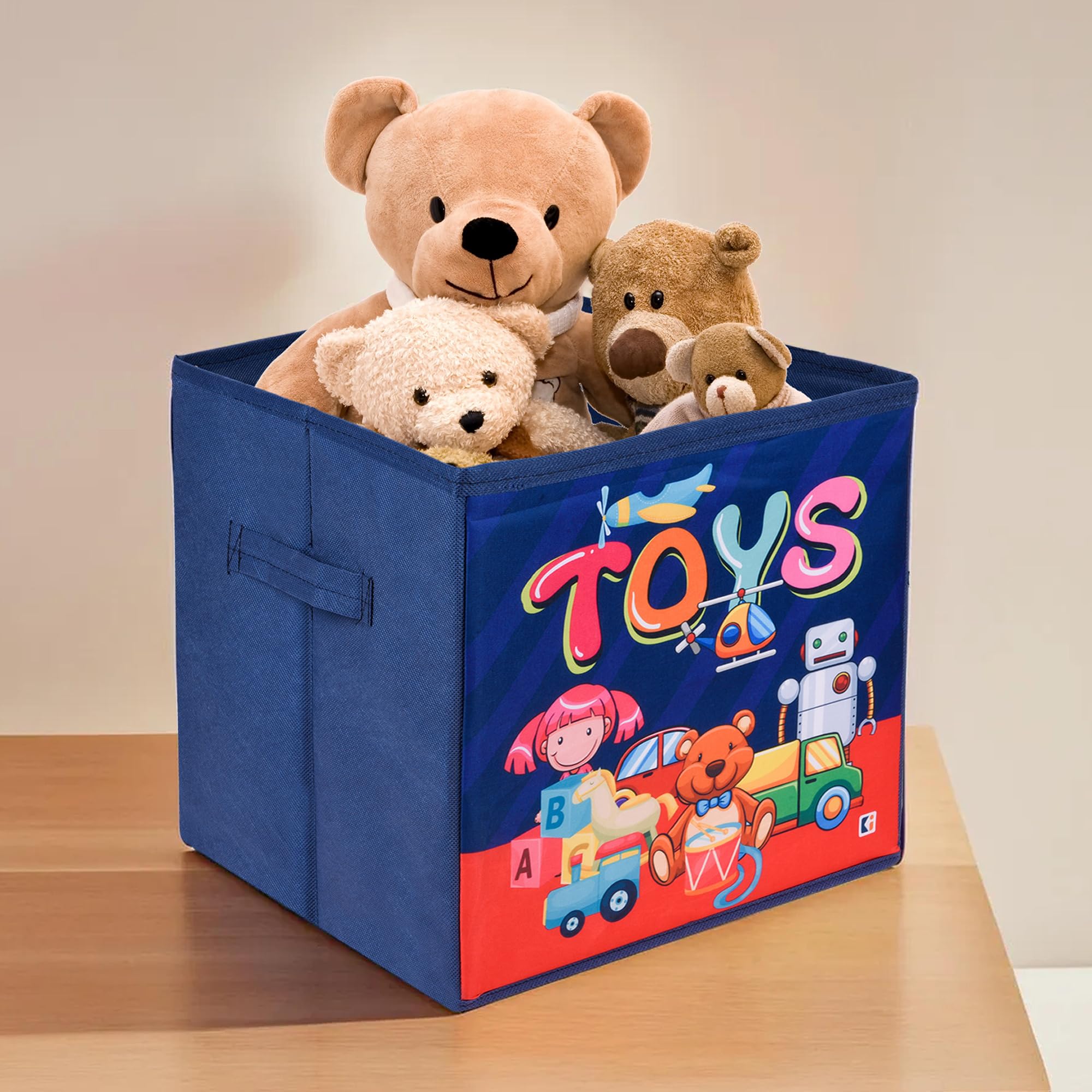 Heart Home Storage Box | Square Toy Storage Box | Wardrobe Organizer For ClothesBooksToys | Stationary Organizer | Drawer Orga