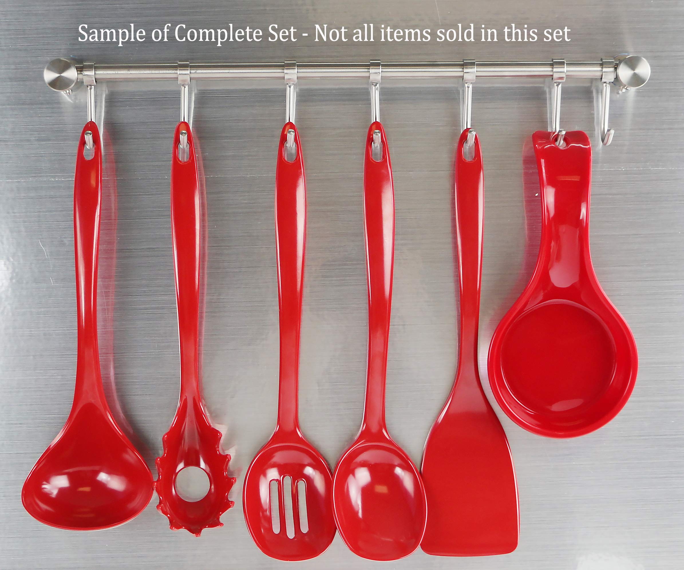 Reston Lloyd 05606M Calypso Basics 100% Melamine, Spoon, Red