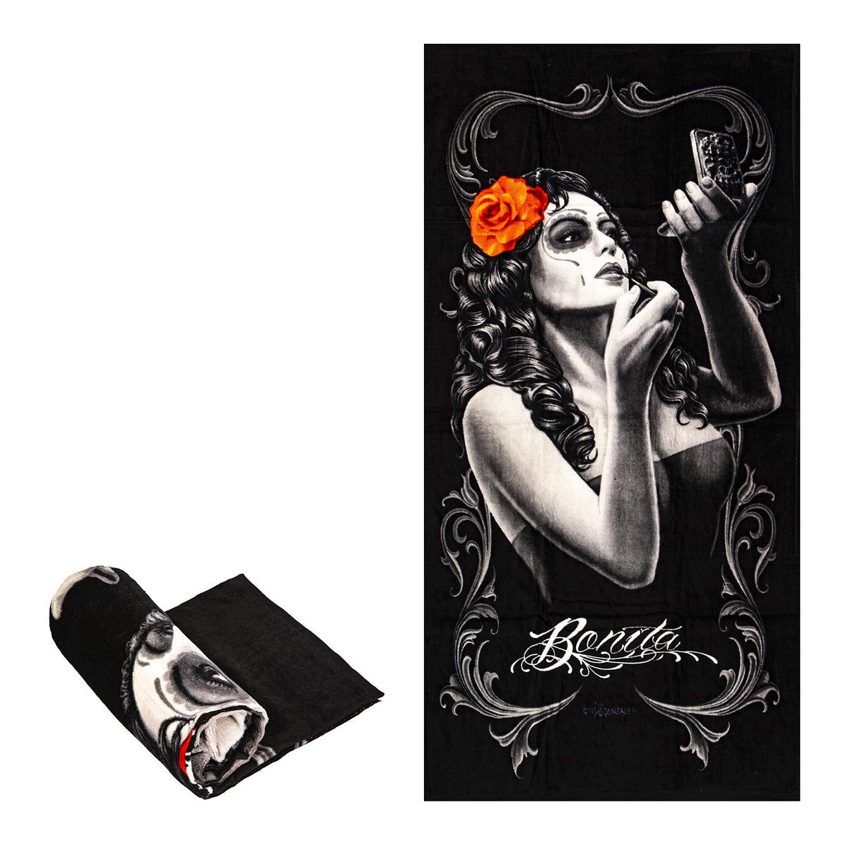 Jpi Beach Towel - Bonita - Oversized 60 X 30 - For Pool, Bath, Yoga, Gym, Travel, Camping, Beach Cart & Beach Chairs