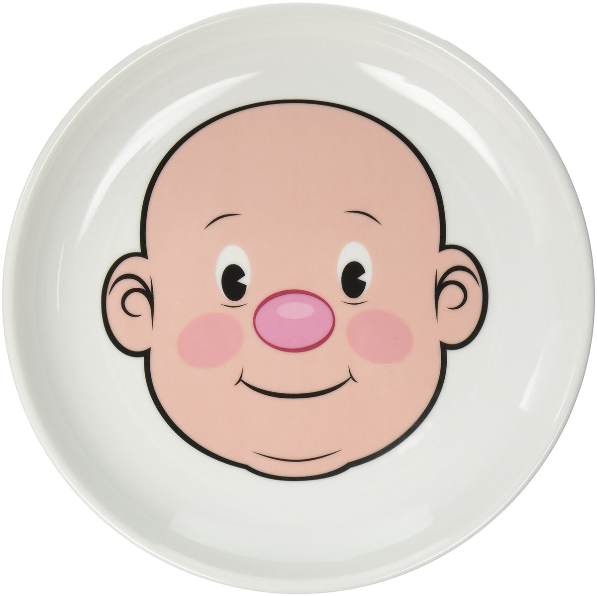 Genuine Fred Mr. Food Face Kids' Ceramic Dinner Plate