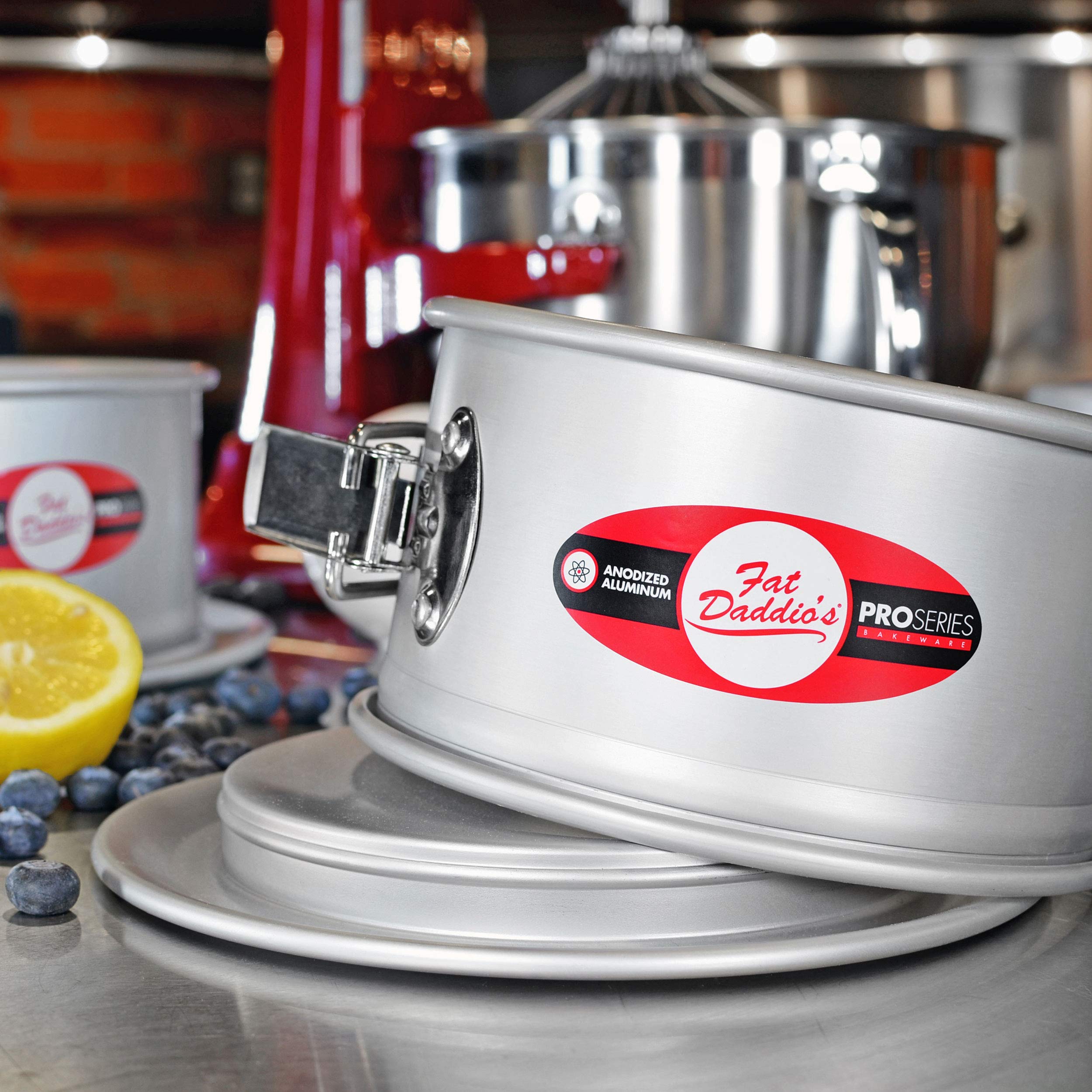 Fat Daddio'S Psf-113 Anodized Aluminum Springform Pan, 11 X 3 Inch