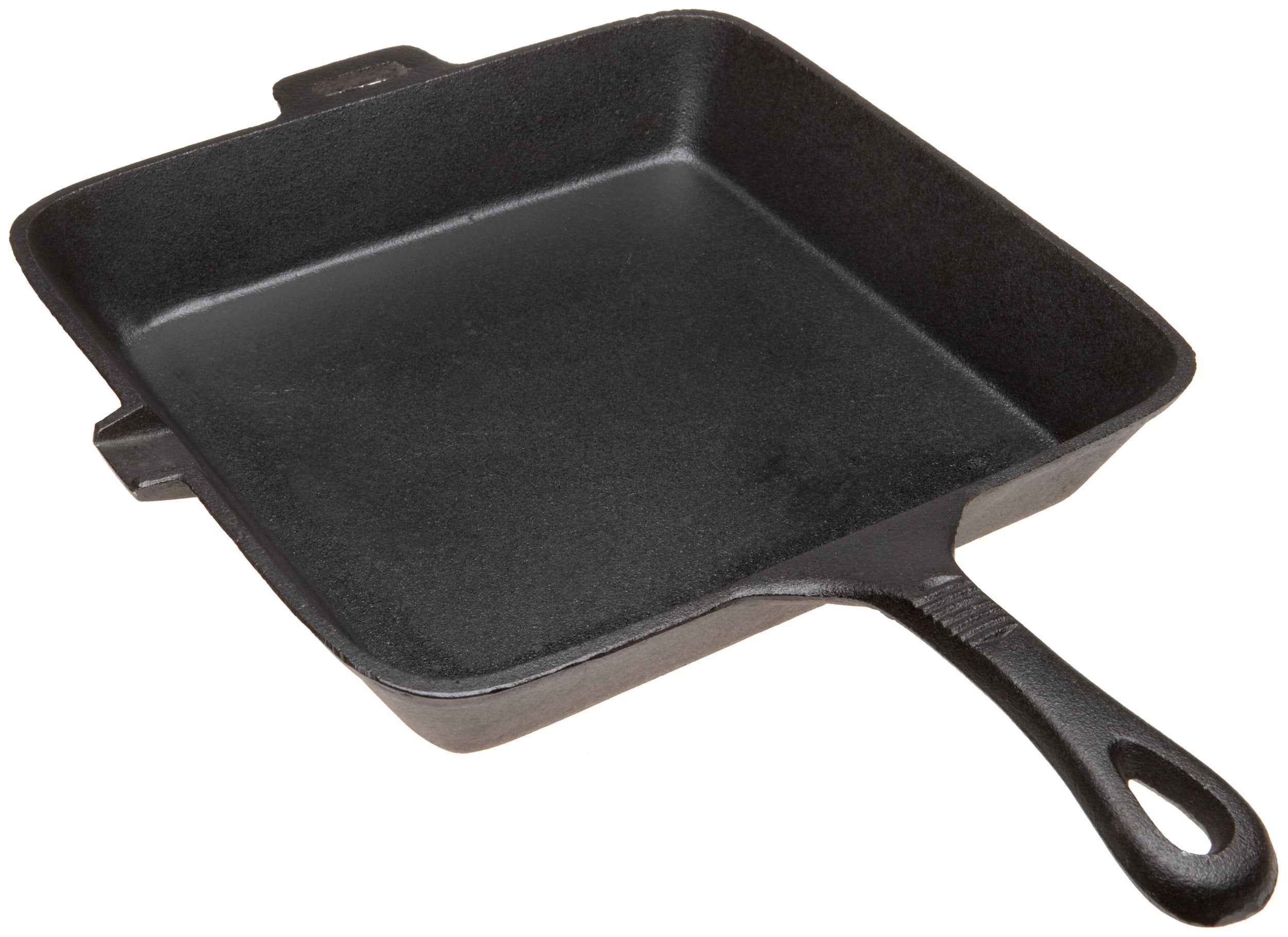 Old Mountain Pre Seasoned Square Skillet With Assist Handle, 10.5-Inch Length