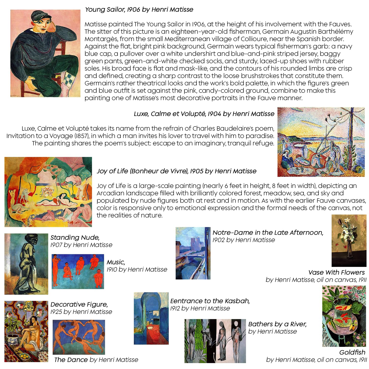 Elegend Matisse Posters - Set Of 12 Matisse Masterpiece, Henri Wall Art, Wall Posters Aesthetic, Matisse Prints, Art Exhibition