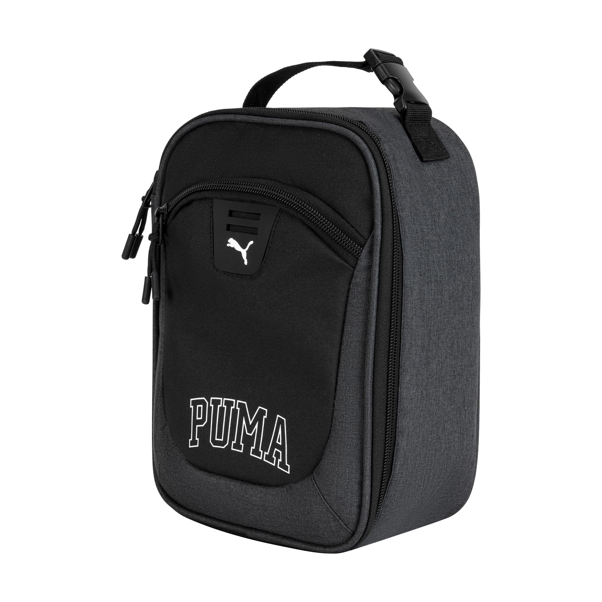 PUMA Unisex Kids Rally Lunch Box, Black/Granite Heather, Small